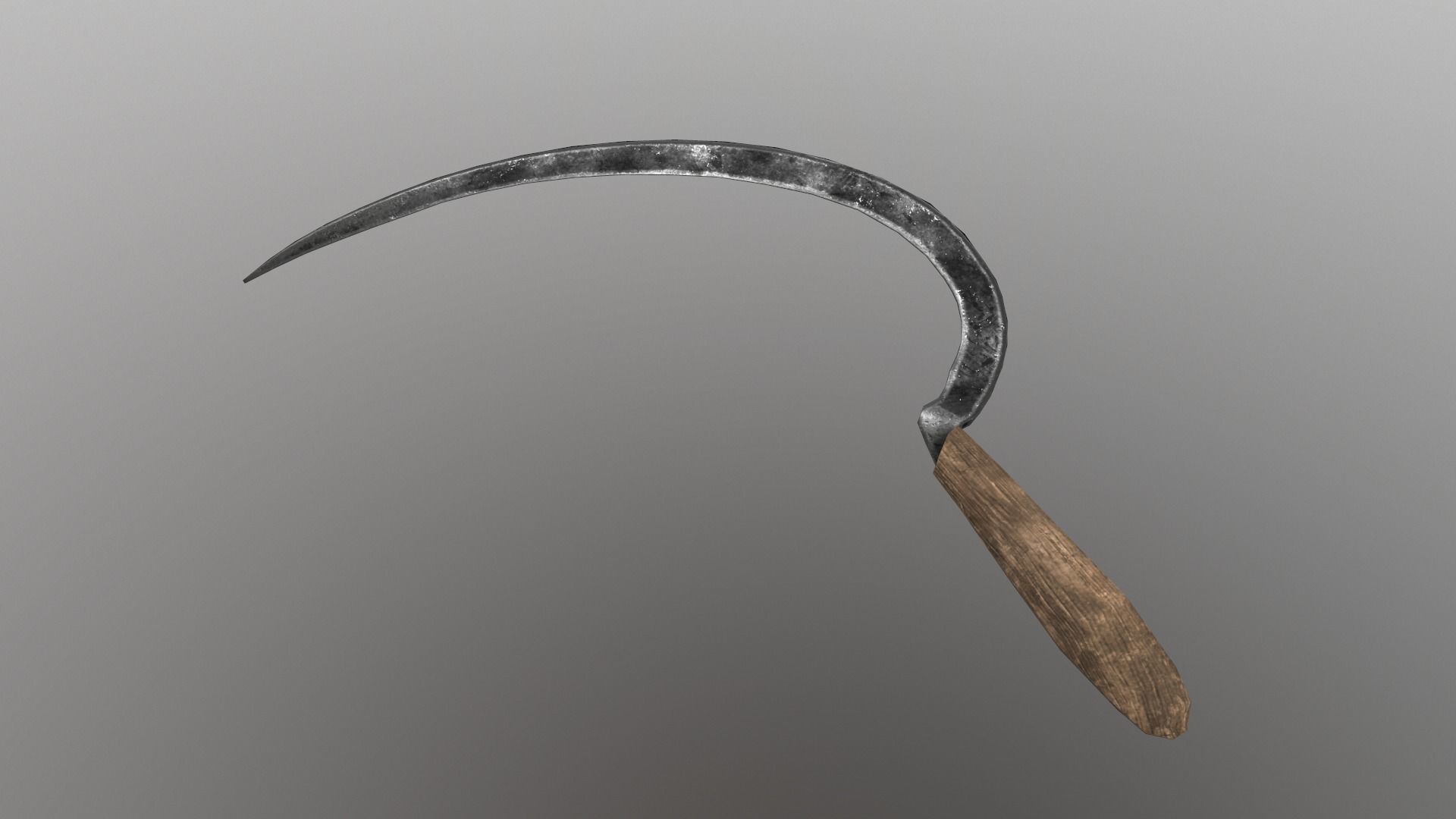 Sickle V2 Low-poly 3D model_4