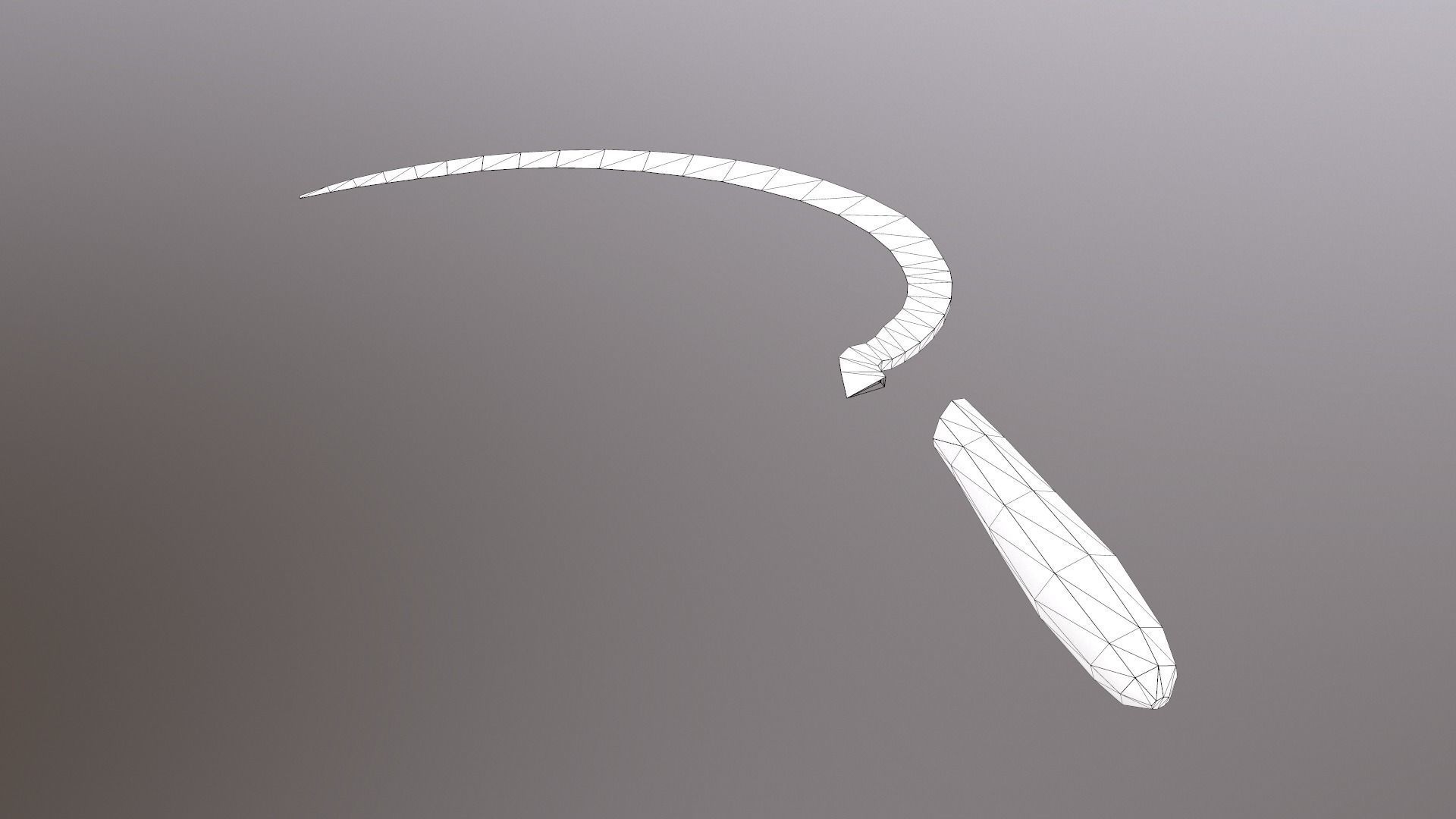 Sickle V2 Low-poly 3D model_50