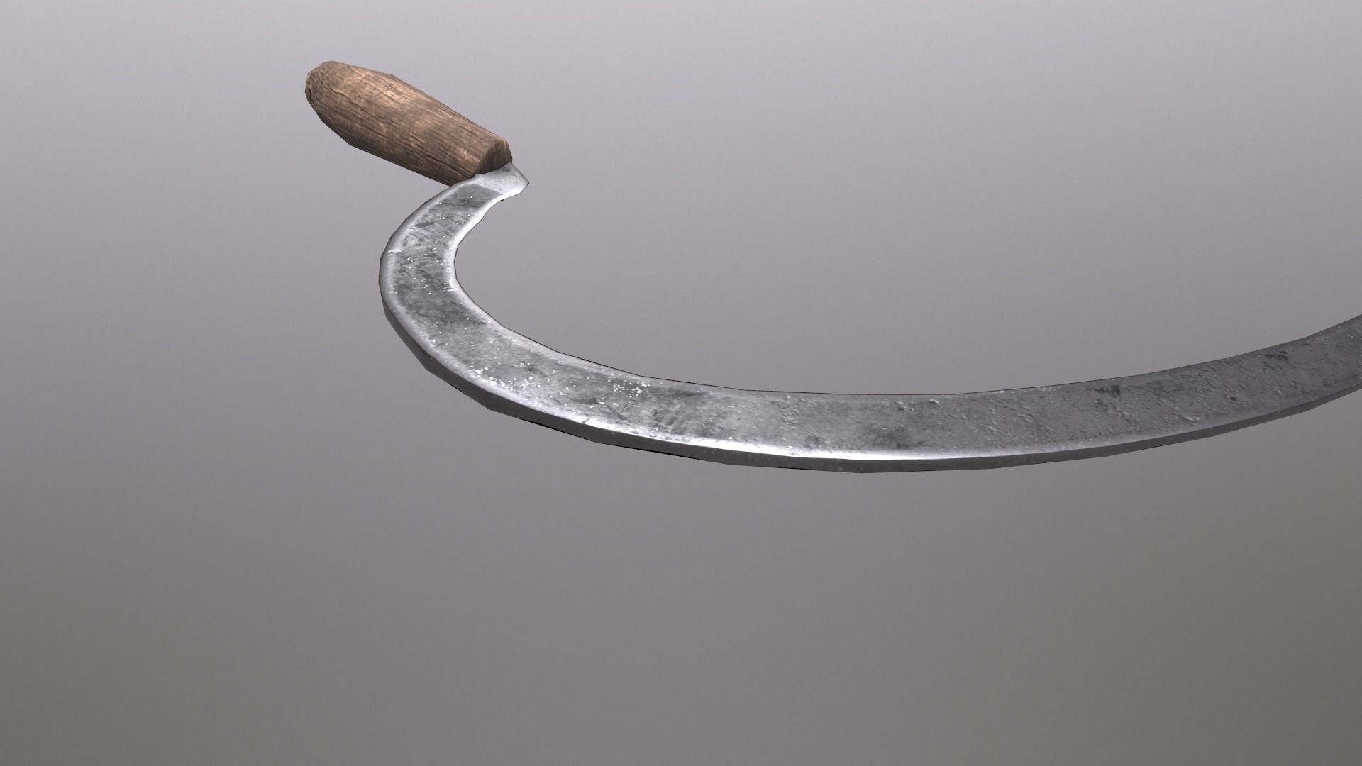 Sickle V2 Low-poly 3D model_10