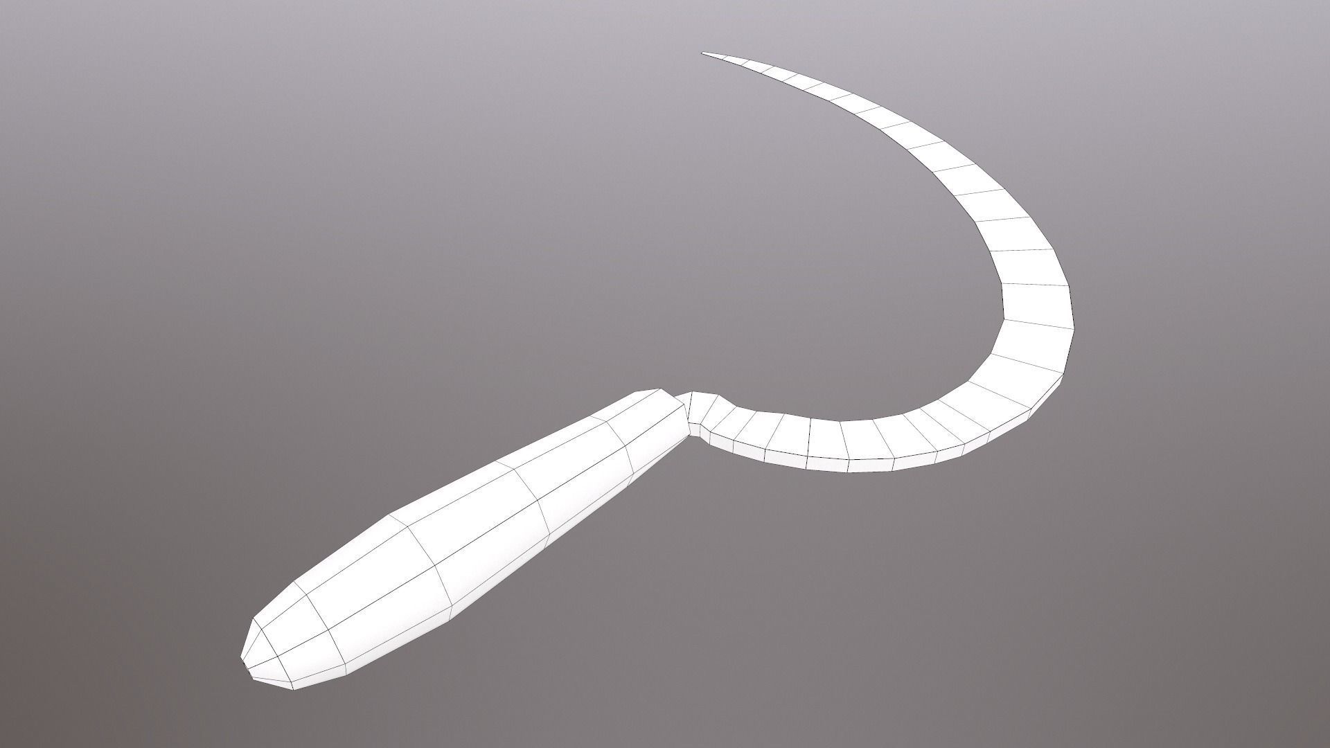 Sickle V2 Low-poly 3D model_36