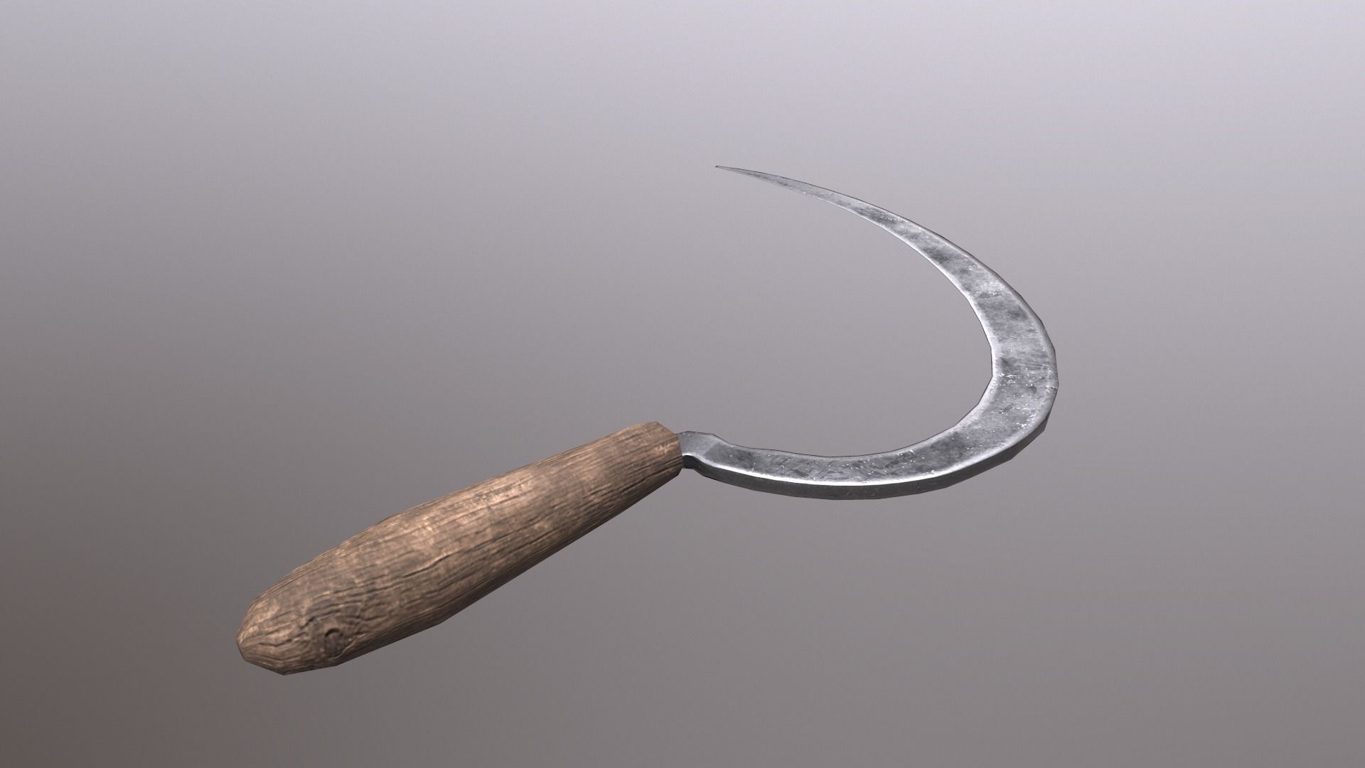Sickle V2 Low-poly 3D model_6