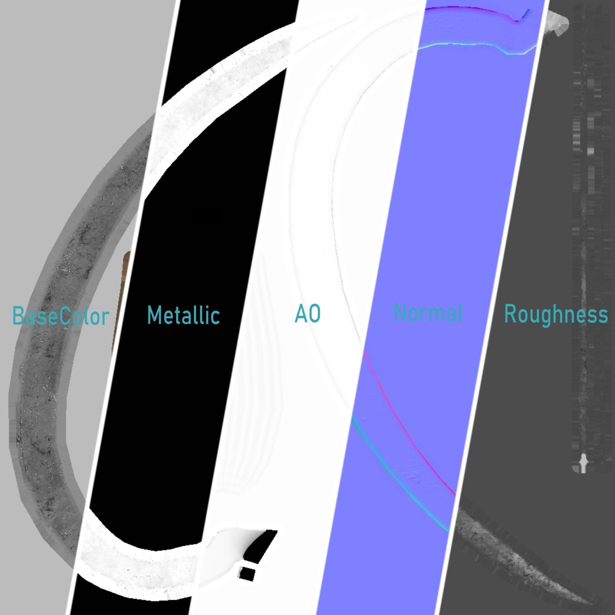 Sickle V2 Low-poly 3D model_51