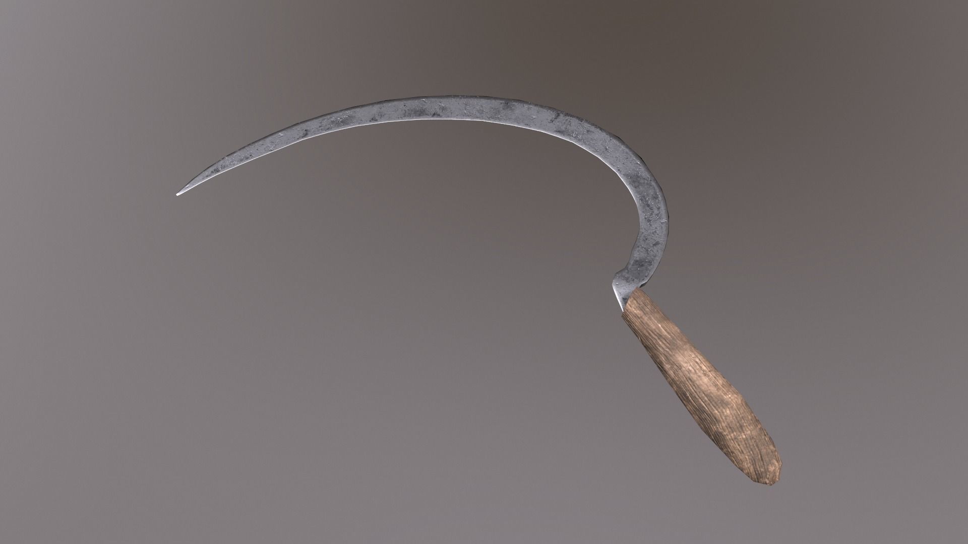 Sickle V2 Low-poly 3D model_2