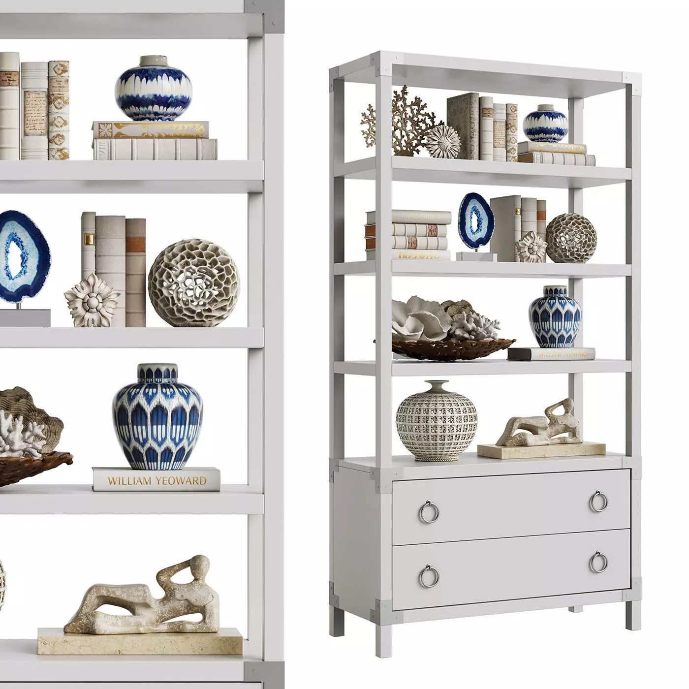 Horchow Reyes Etagere 3D model