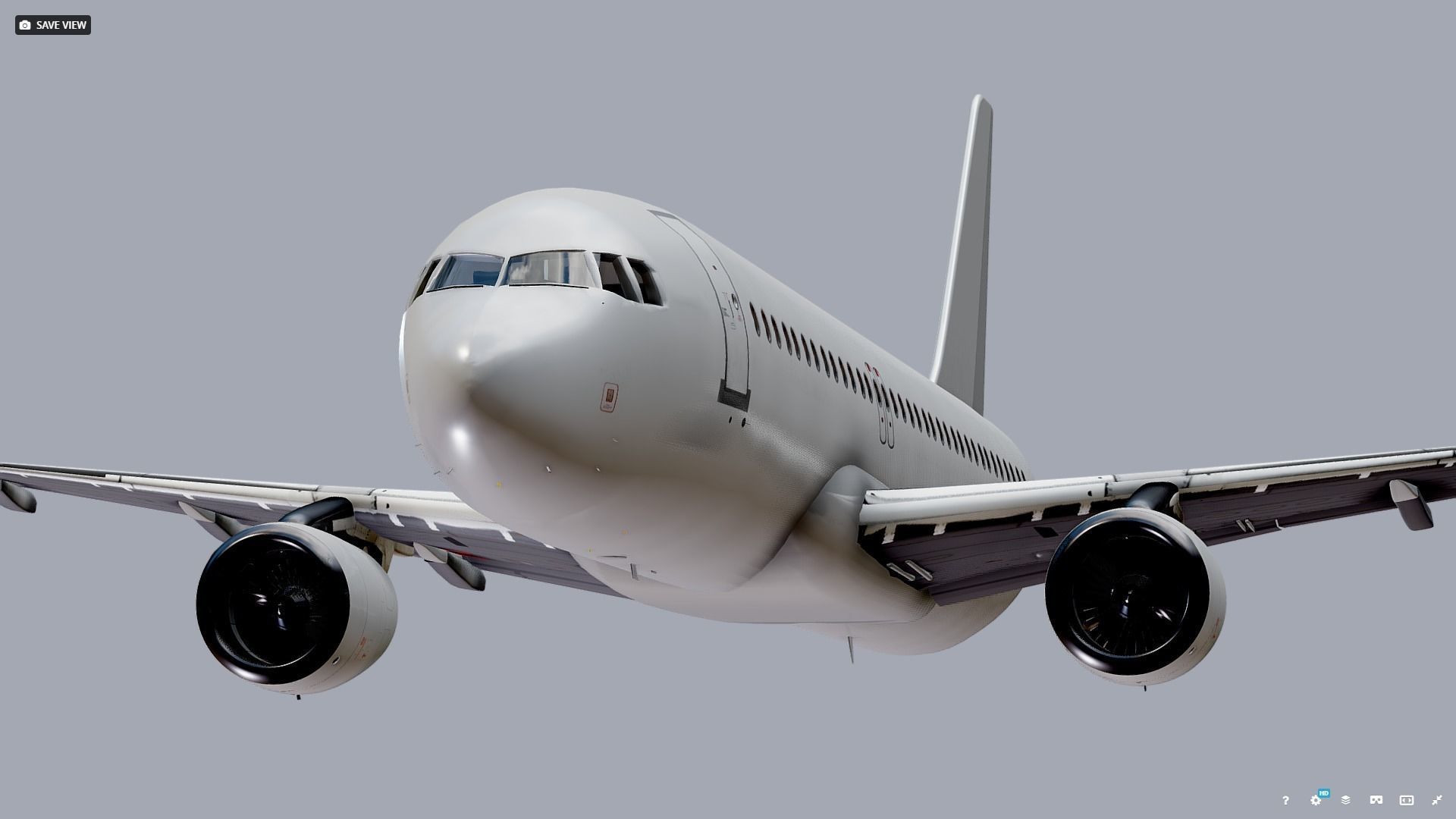 Airbus A320 Airplane 3D model_1