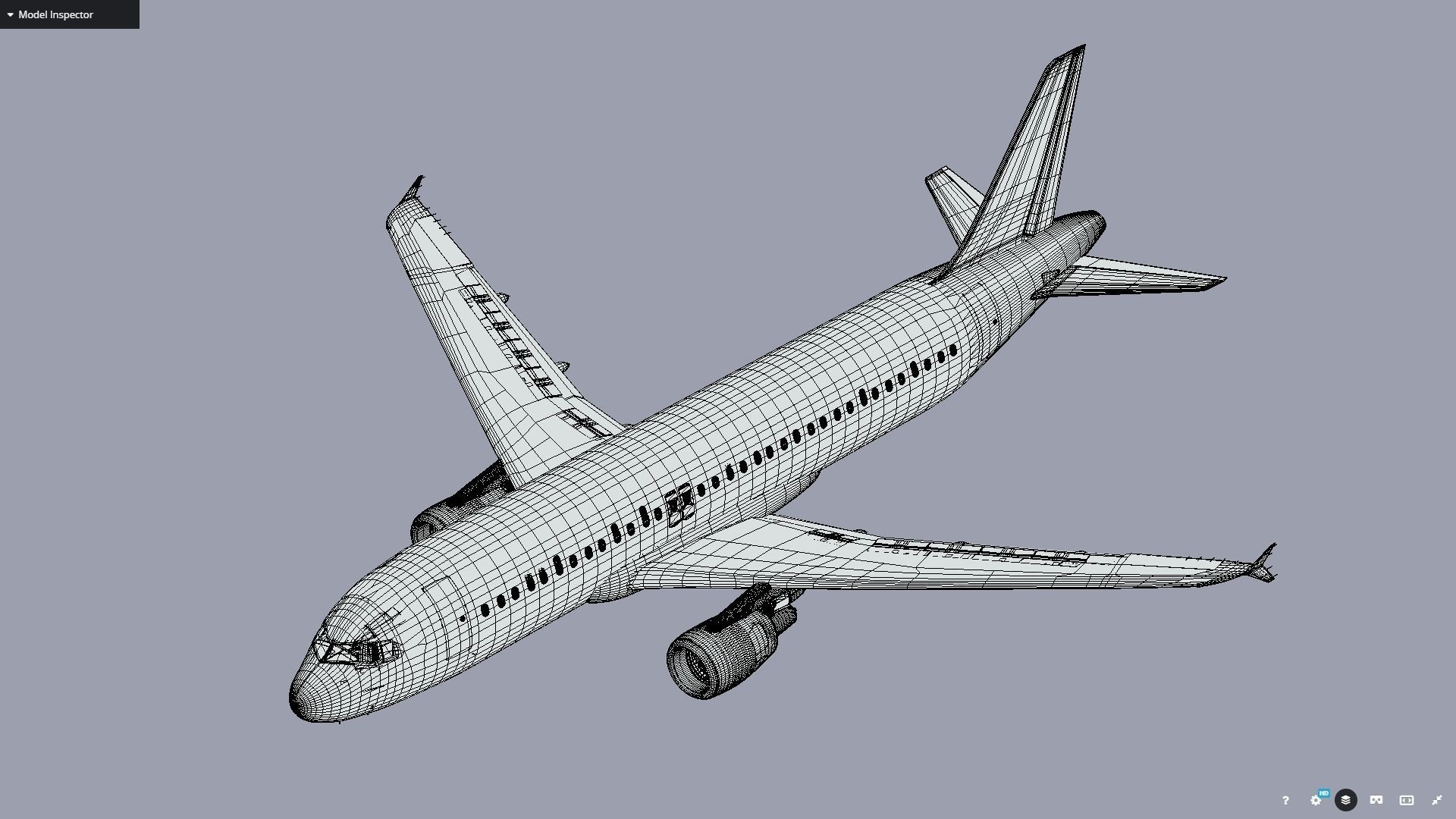 Airbus A320 Airplane 3D model_8