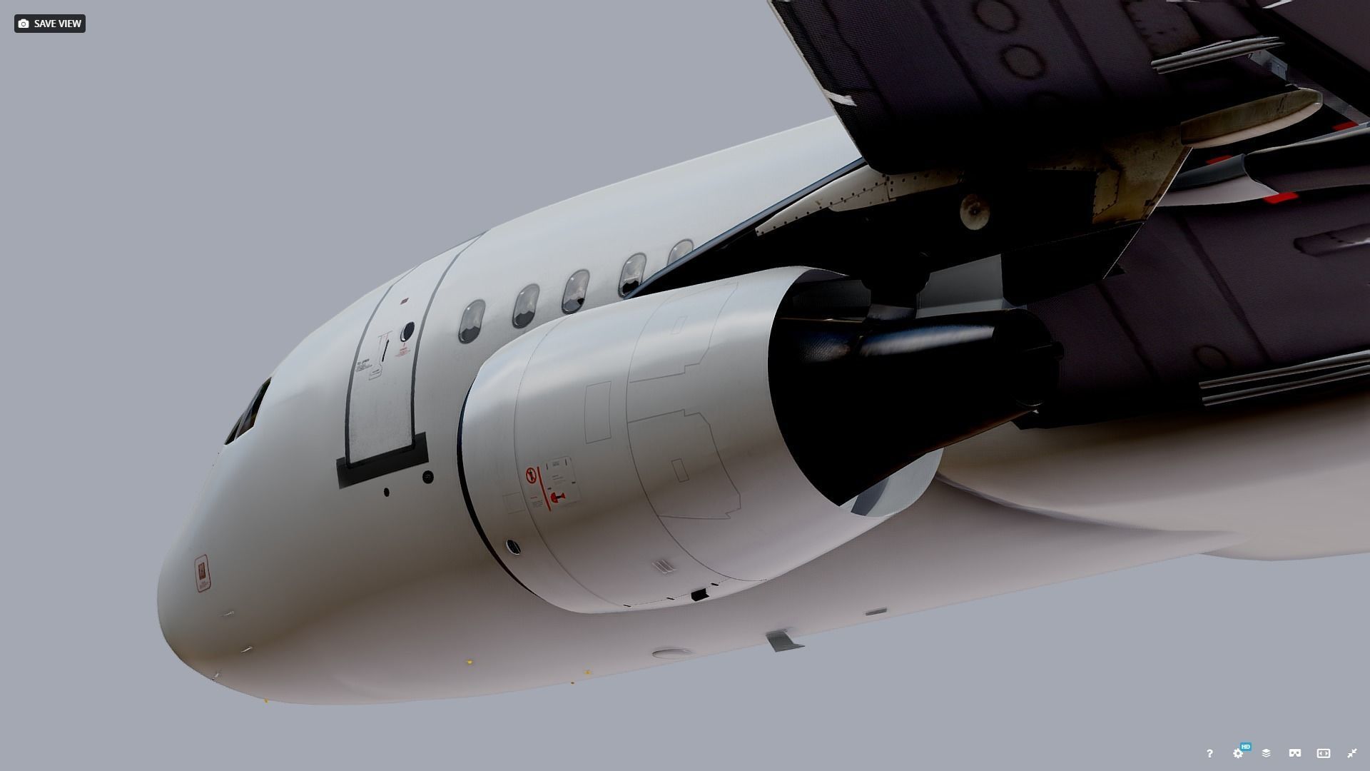 Airbus A320 Airplane 3D model_5