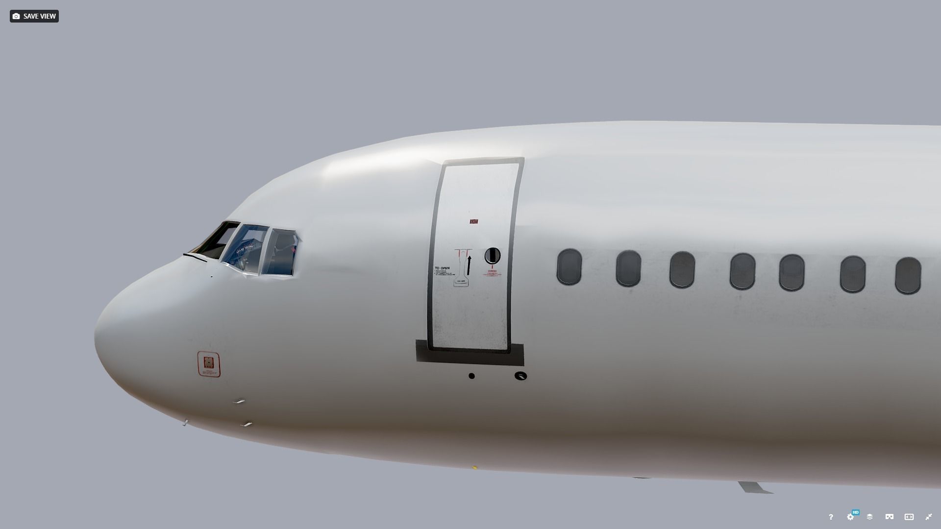 Airbus A320 Airplane 3D model_6