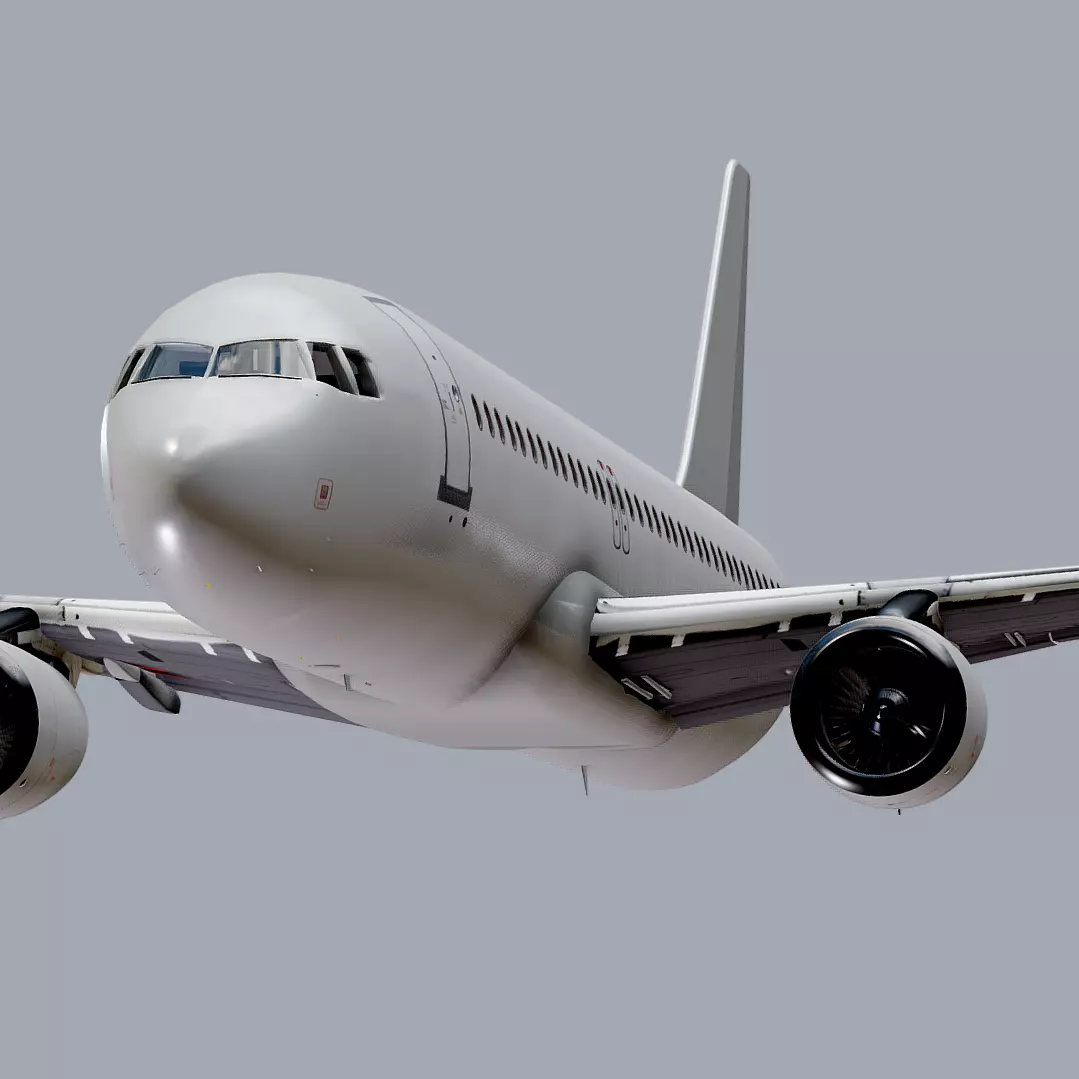 Airbus A320 Airplane 3D model_0