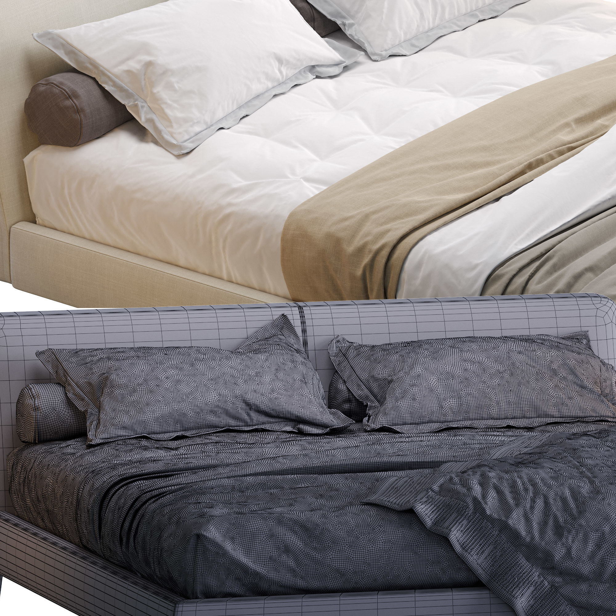 Jesse bed JOEL 3D model_2