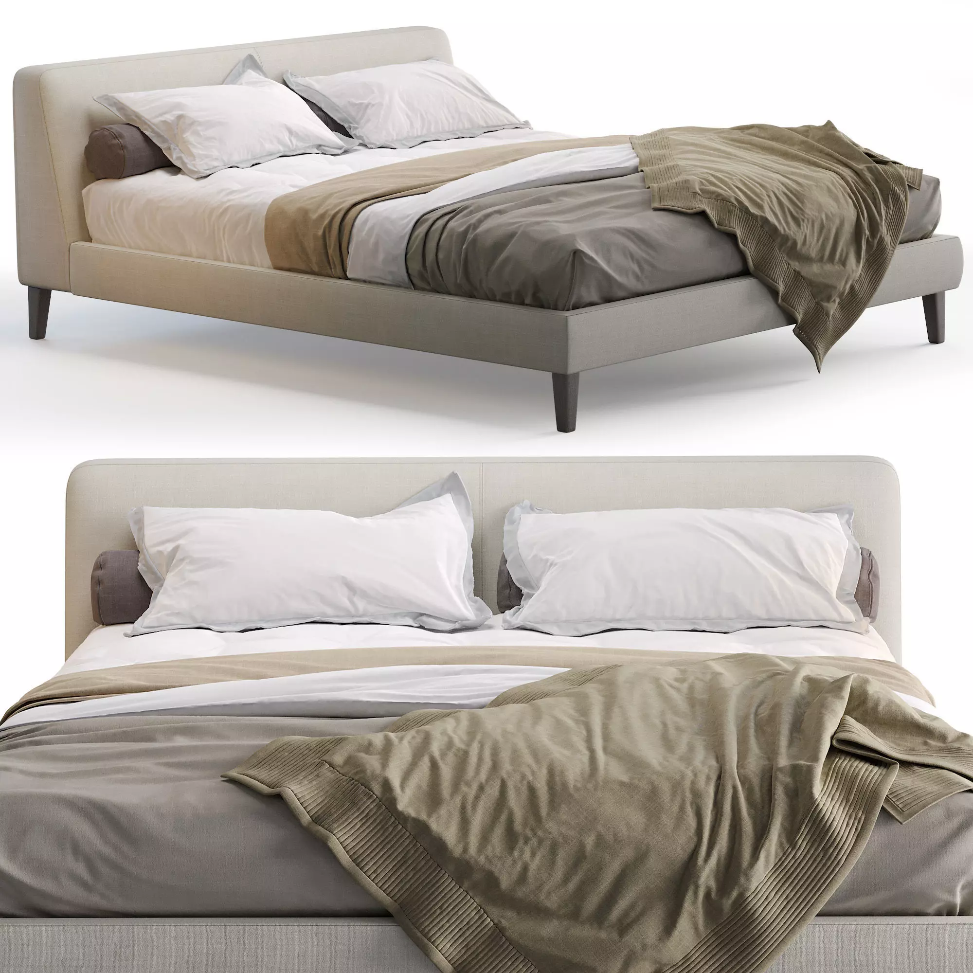 Jesse bed JOEL 3D model_0