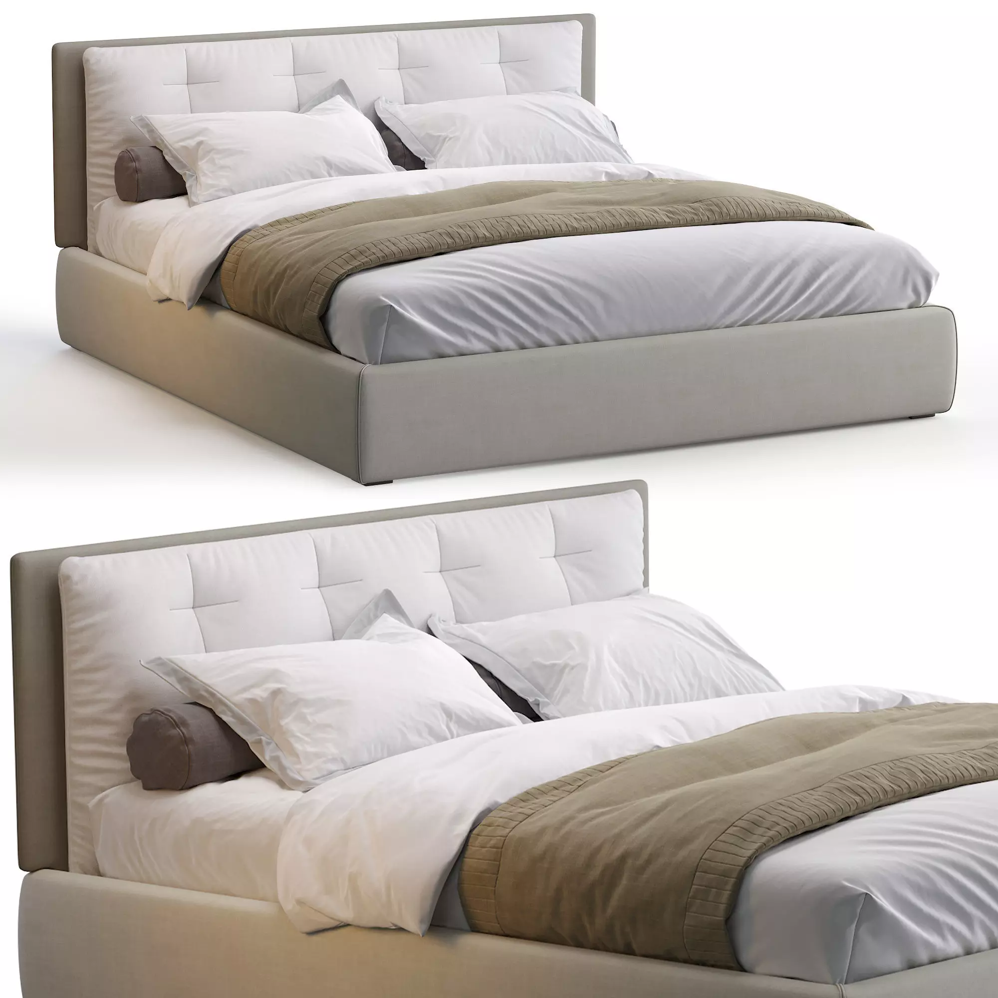 Jesse Bed MAXIM 3D model_0