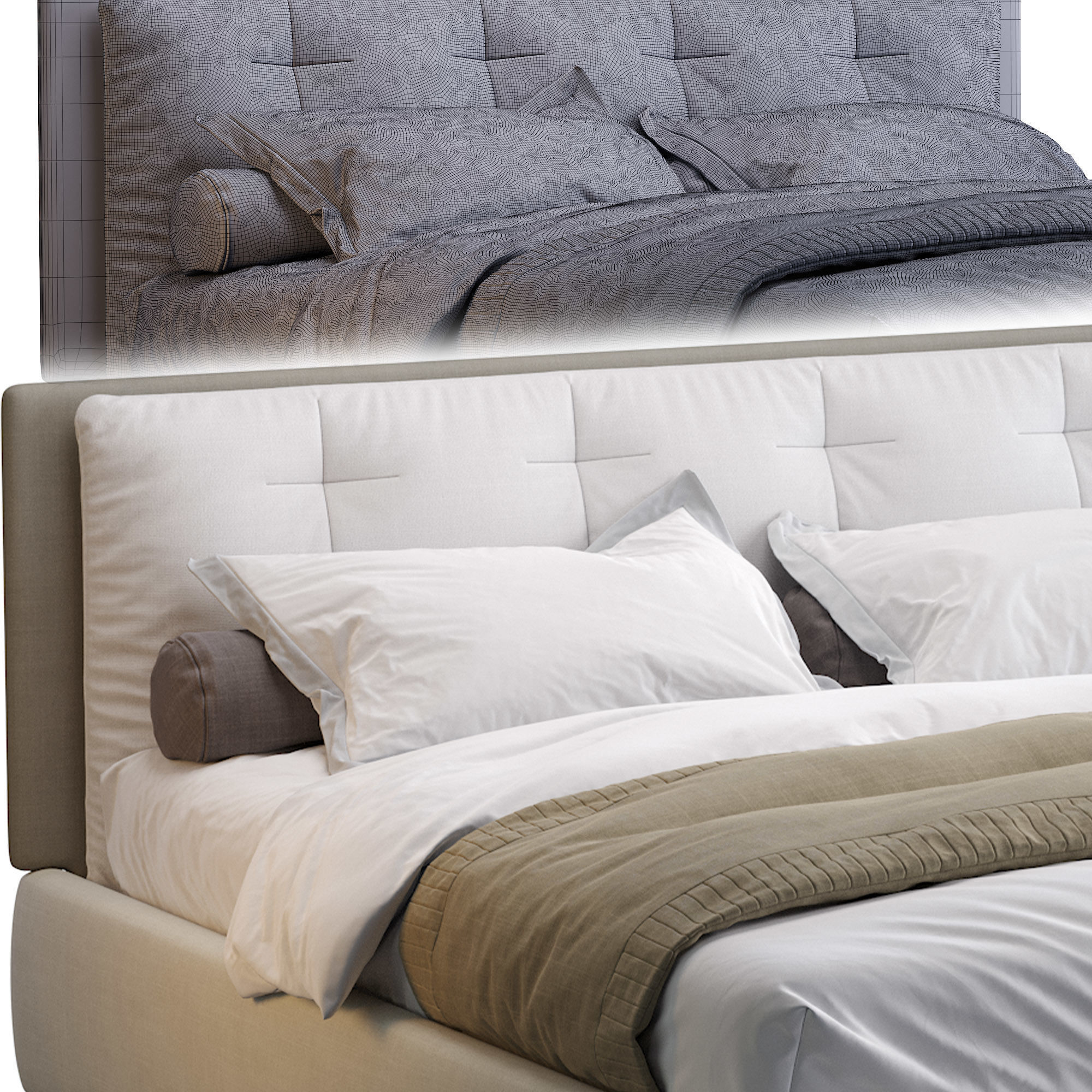 Jesse Bed MAXIM 3D model_2