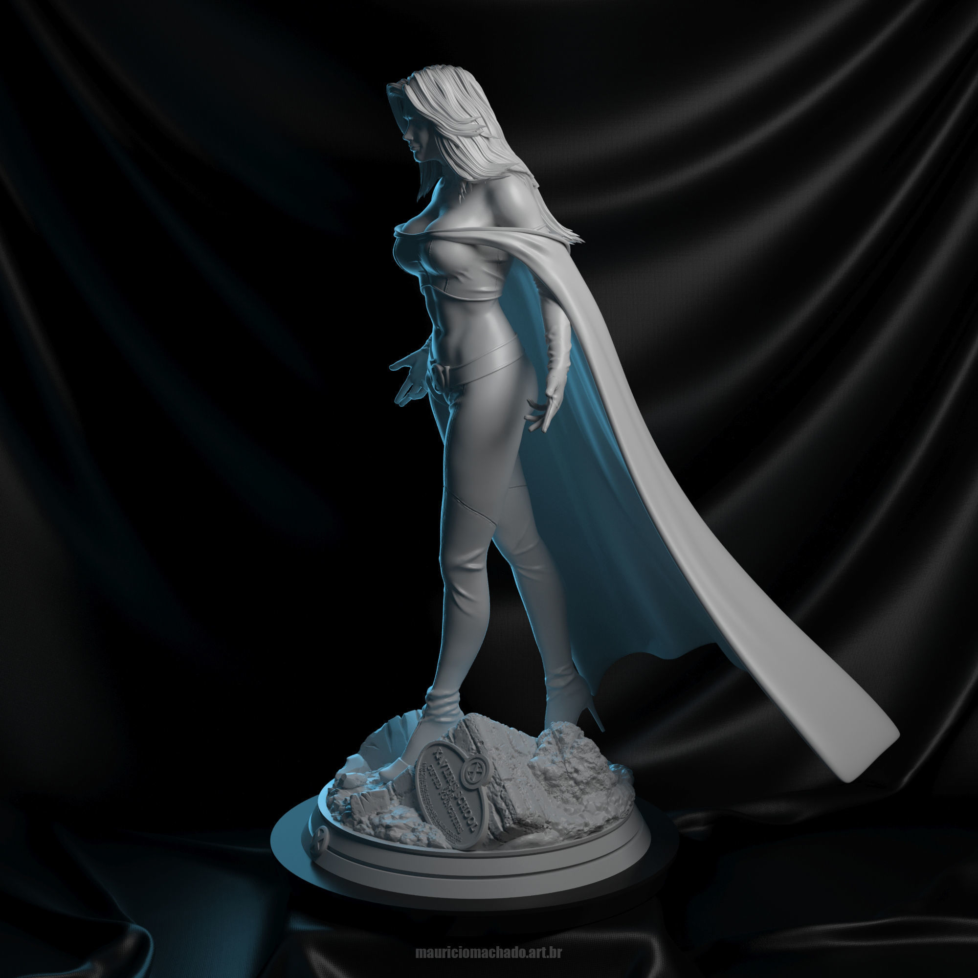 Emma Frost - X-Men 3D print model_9