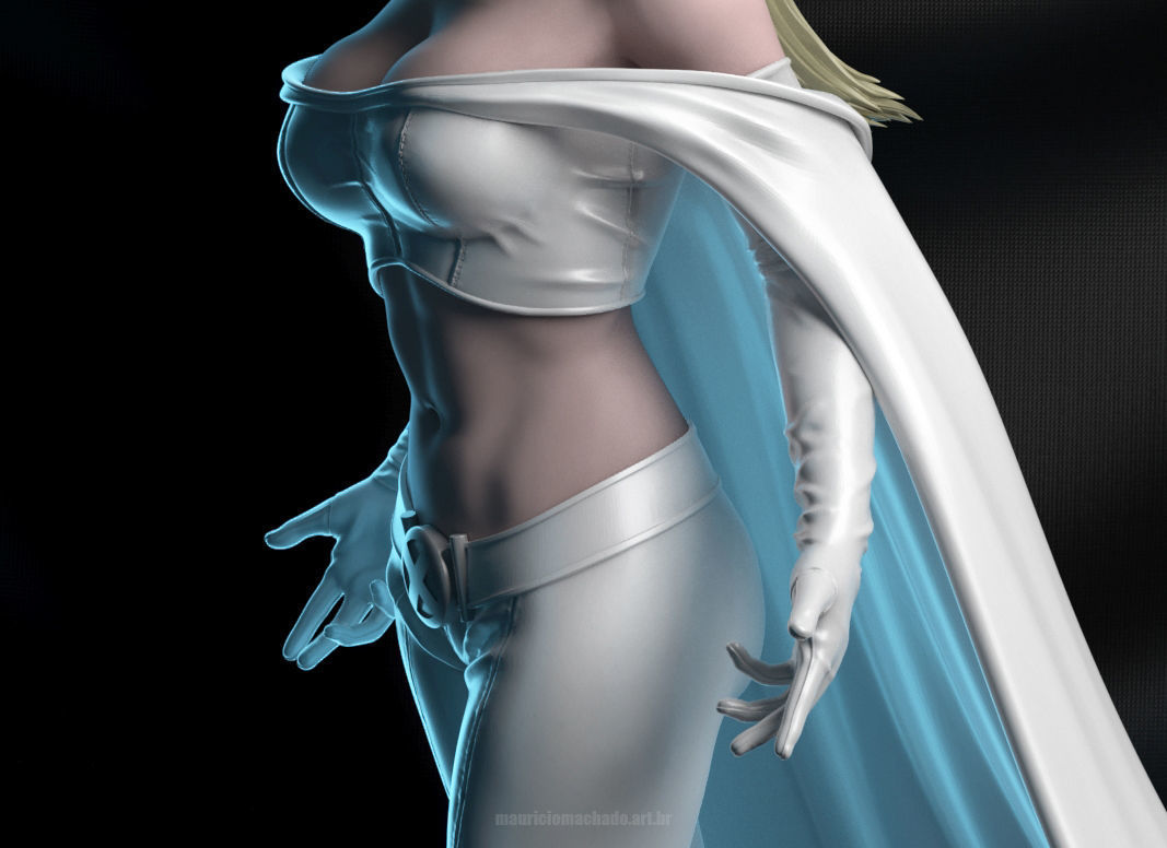 Emma Frost - X-Men 3D print model_3