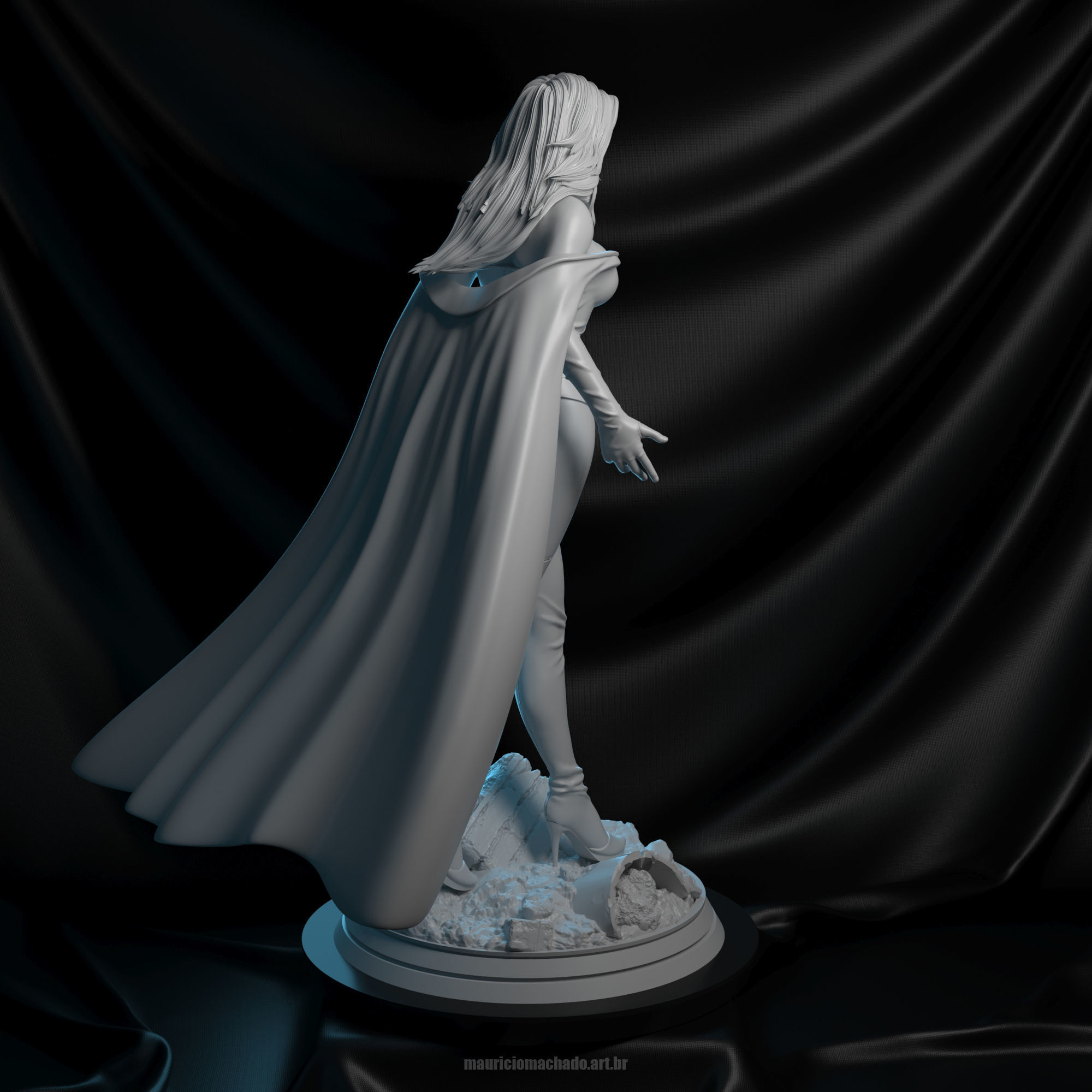 Emma Frost - X-Men 3D print model_10