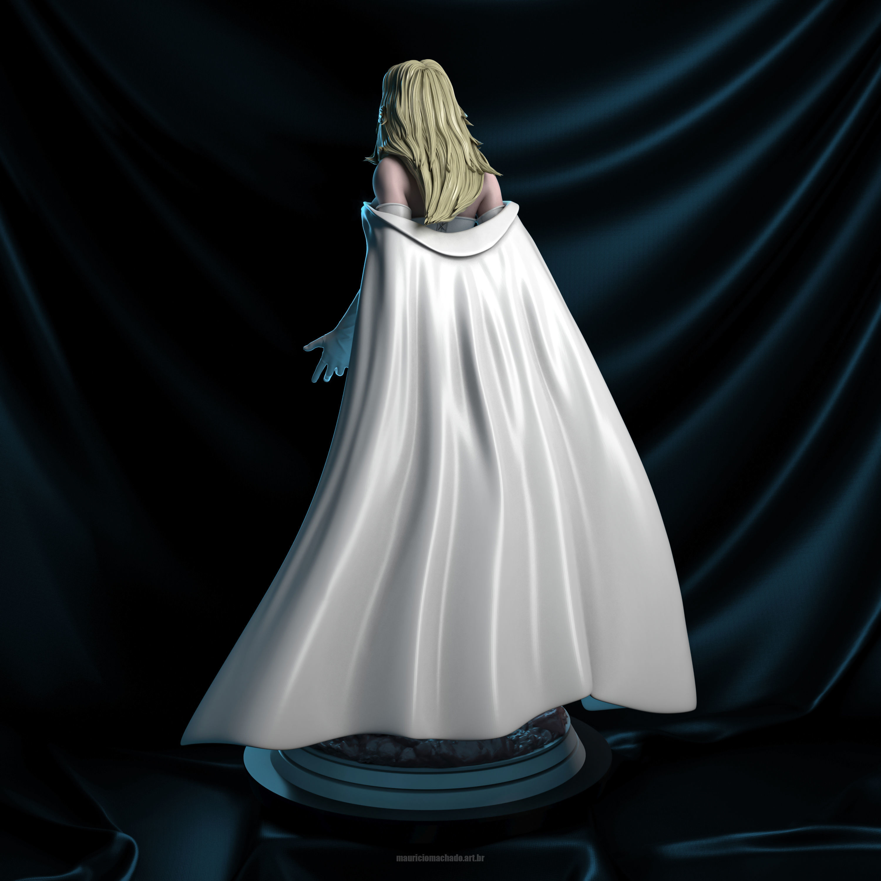 Emma Frost - X-Men 3D print model_4
