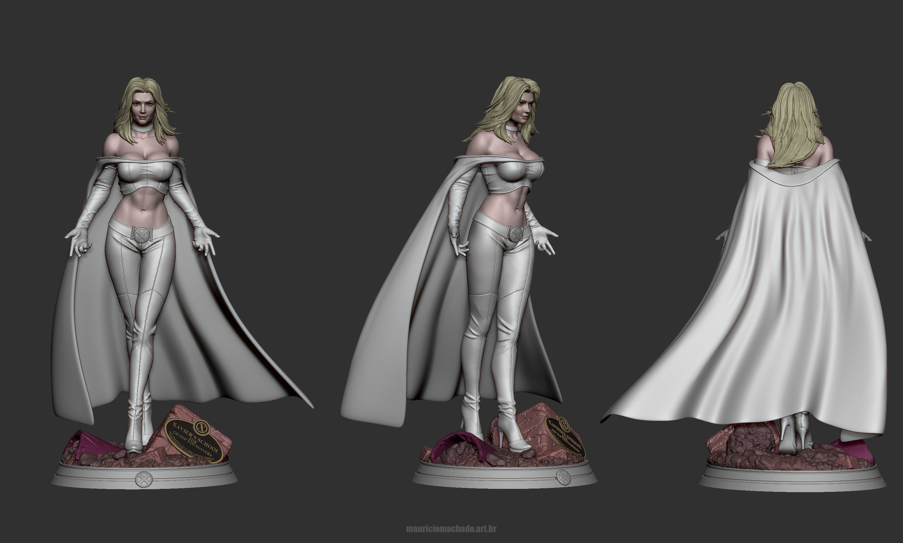 Emma Frost - X-Men 3D print model_11
