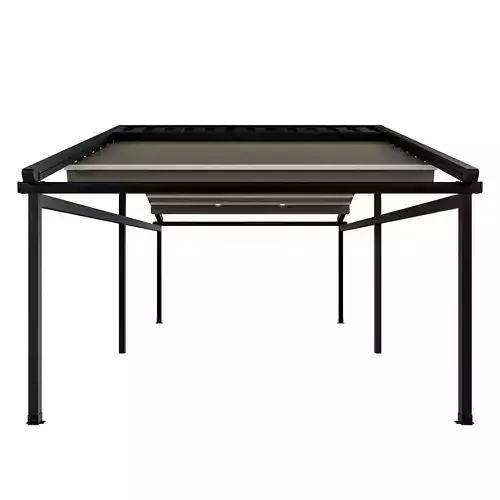 Motorized Pergola 5a wrought iron