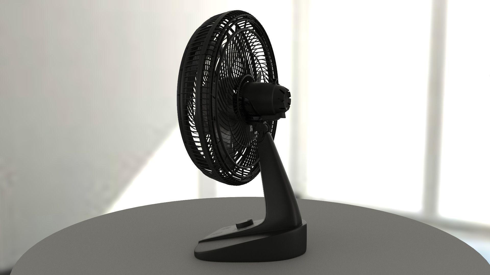 Generic black fan 3D model_18