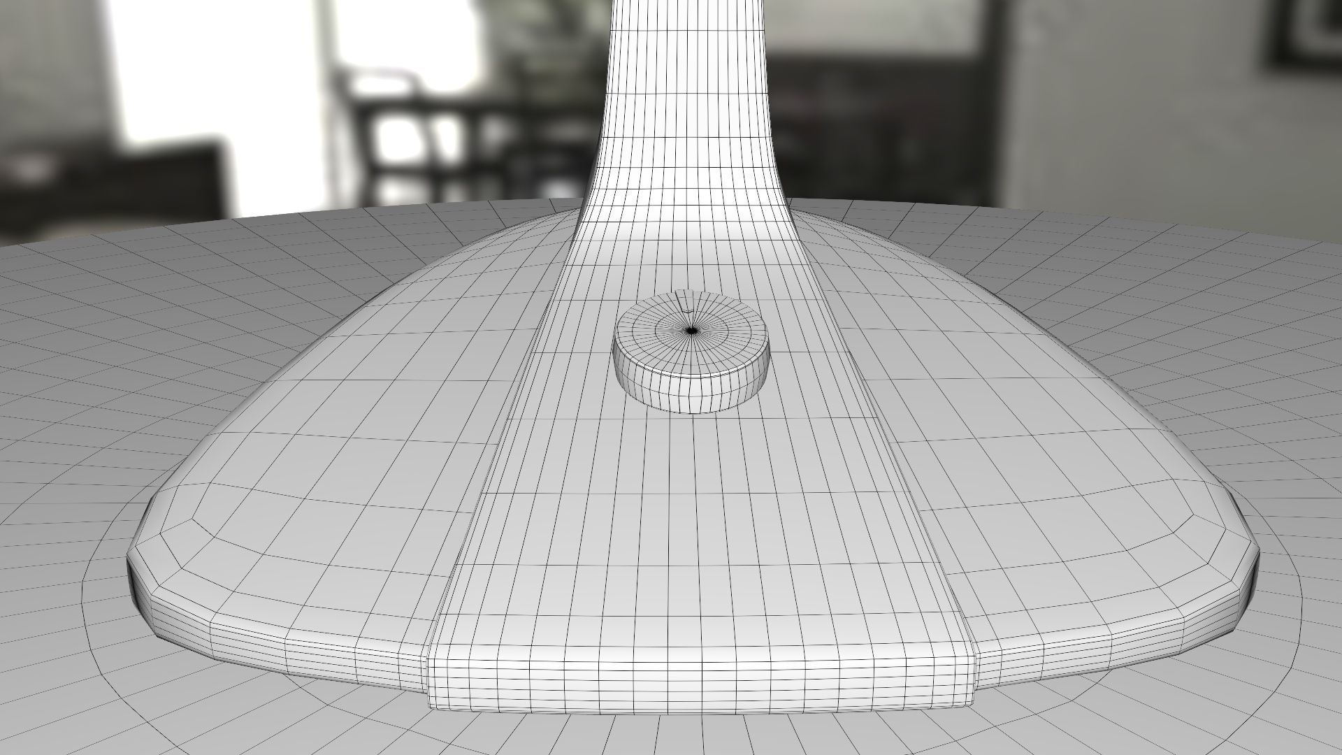 Generic black fan 3D model_12