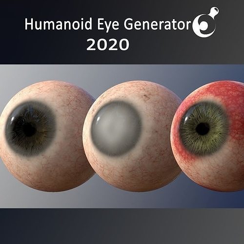 Humanoid Eye Generator 2020 3D model