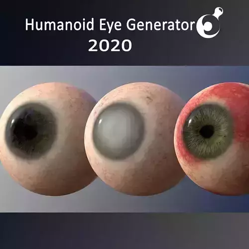 Humanoid Eye Generator 2020 3D model