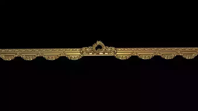 Carved decor CNC model 3D model 02