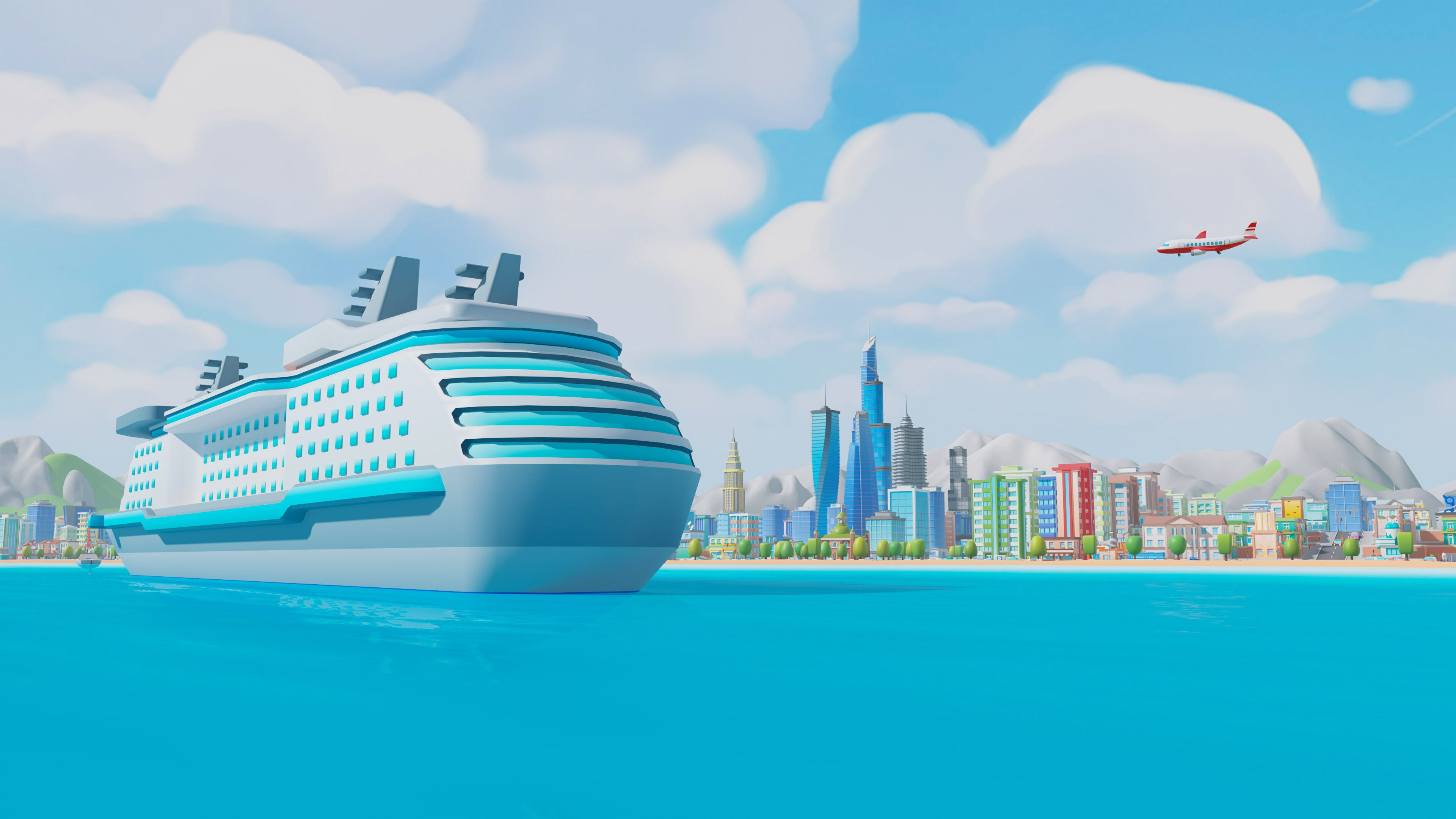 City   Low-poly 3D model_41