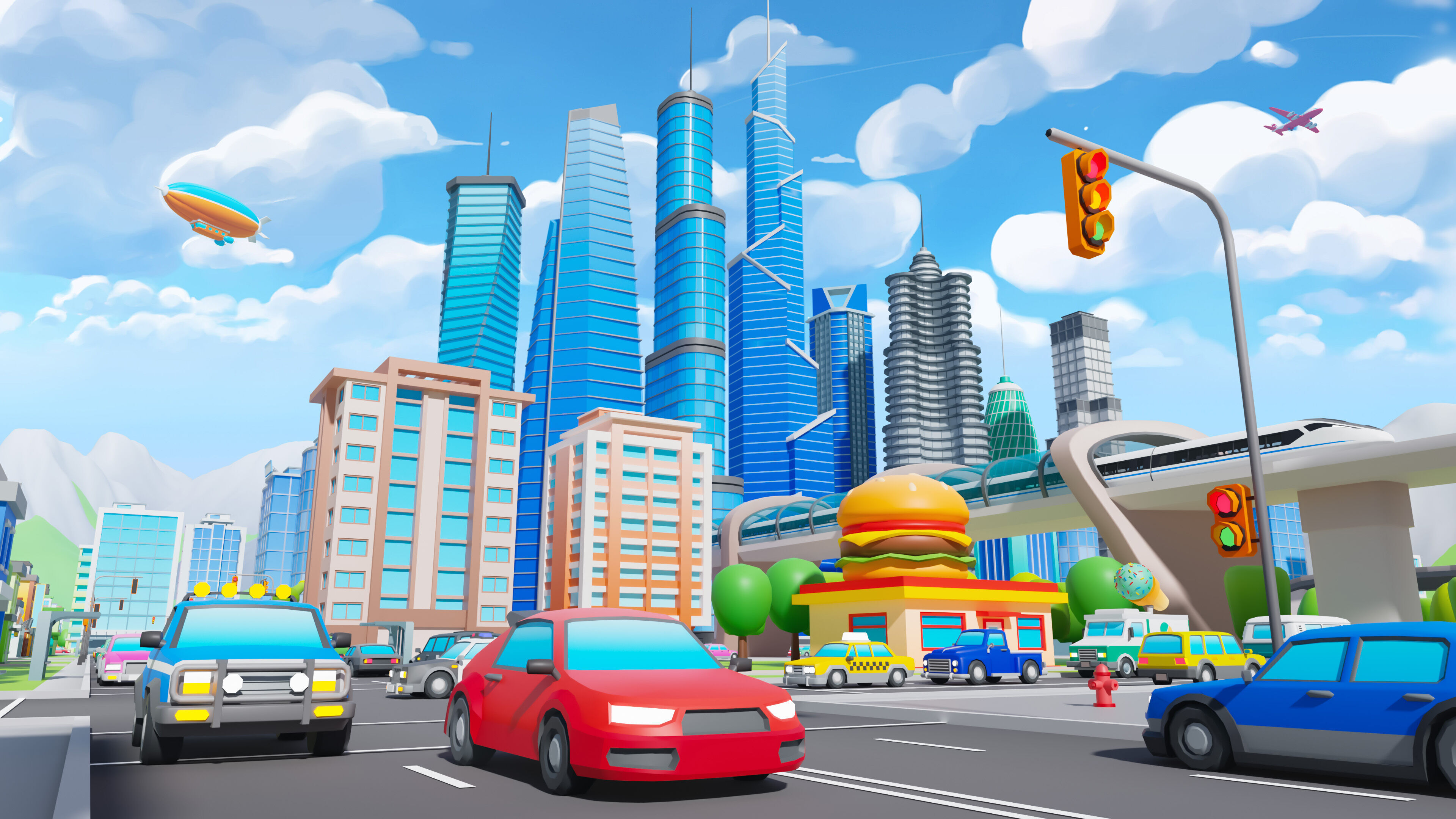 City   Low-poly 3D model_2