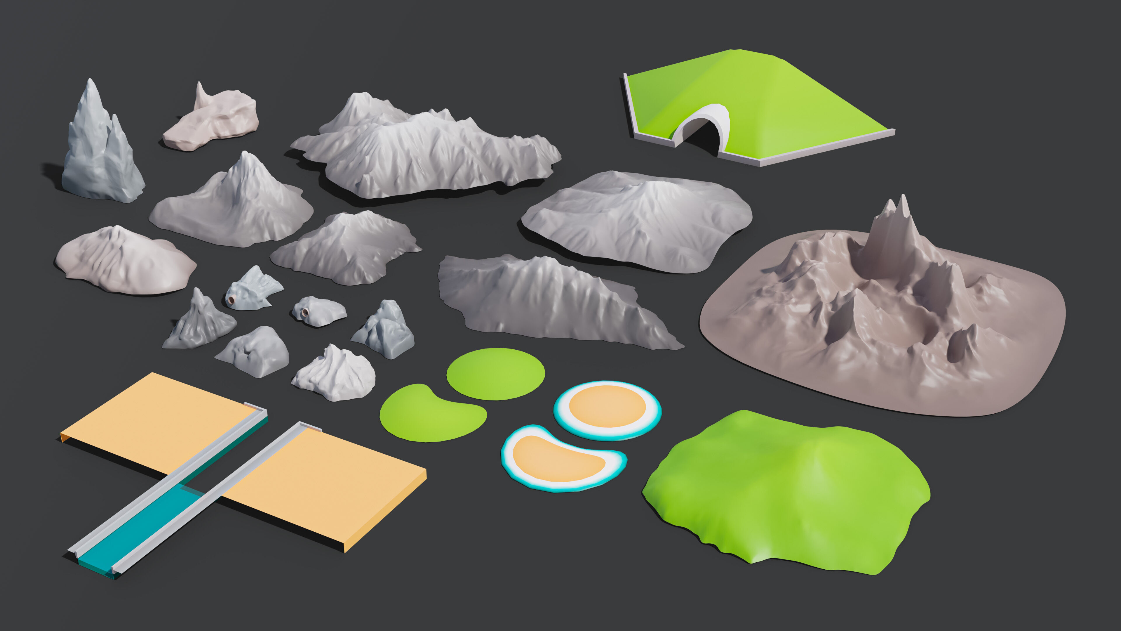 City   Low-poly 3D model_27