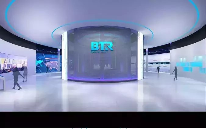 Science and technology enterprise exhibition hall design 3D model