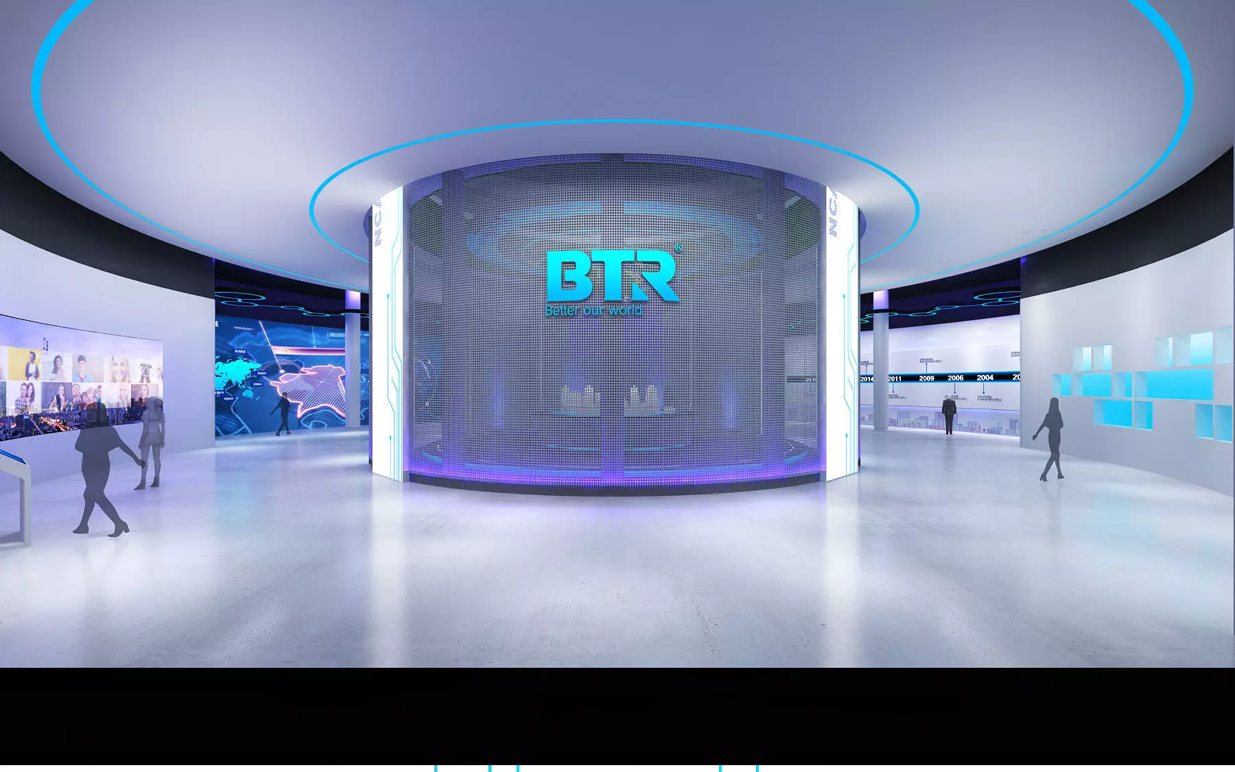 Science and technology enterprise exhibition hall design 3D model_0