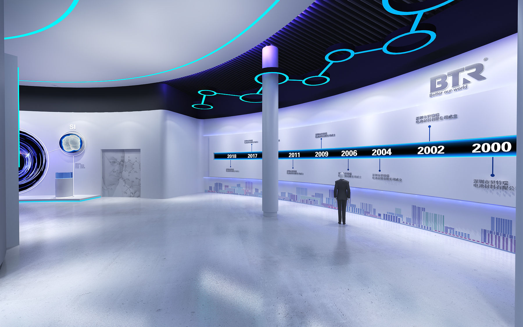 Science and technology enterprise exhibition hall design 3D model_9