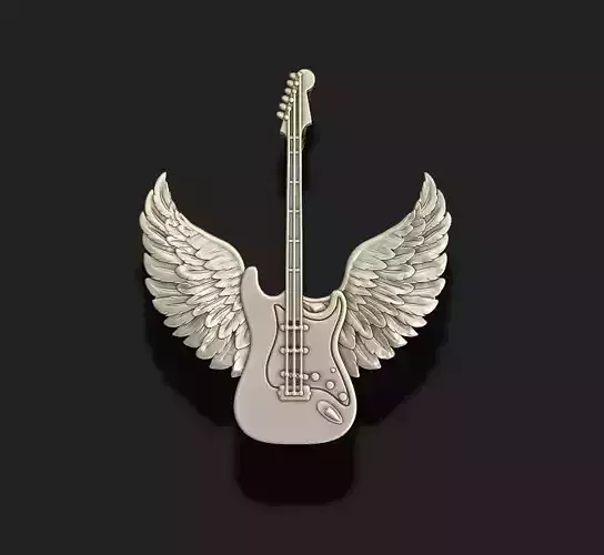 Guitar Wings pendant