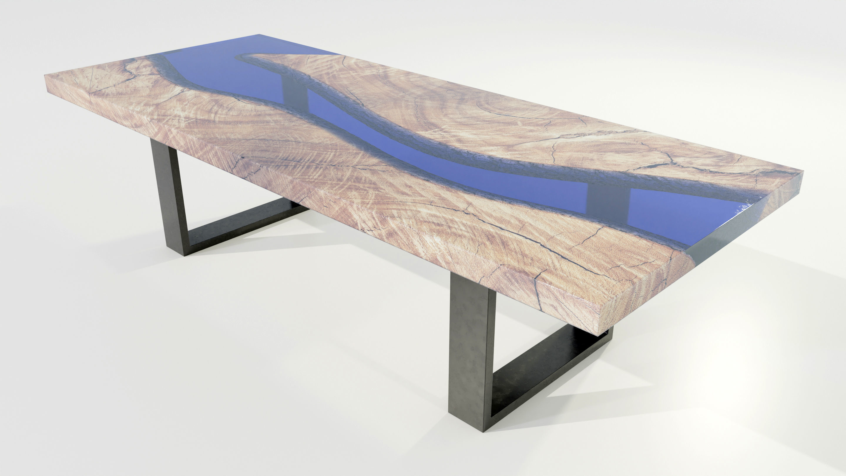Epoxy Resin Table 3D model_4