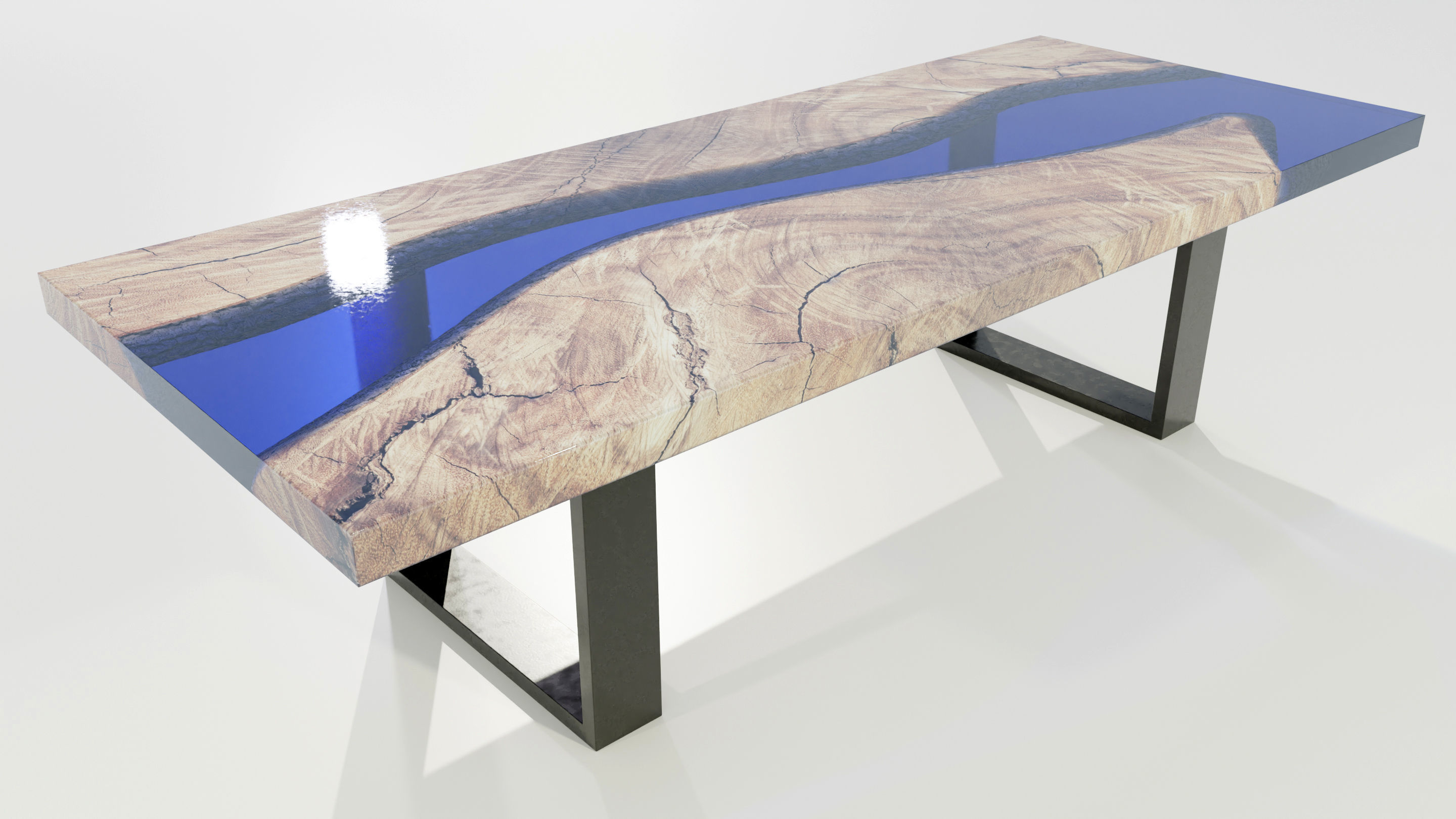 Epoxy Resin Table 3D model_5