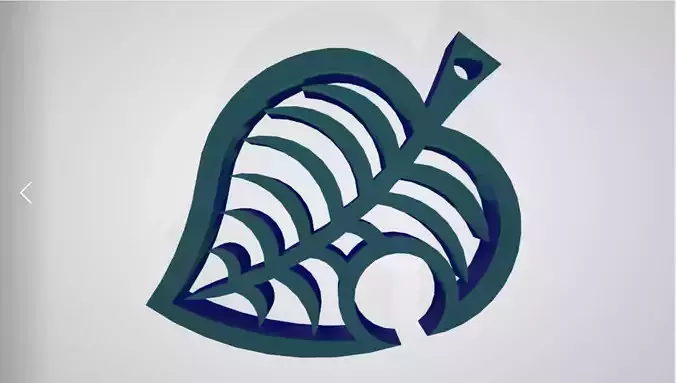 Animal Crossing Leaf Pendant