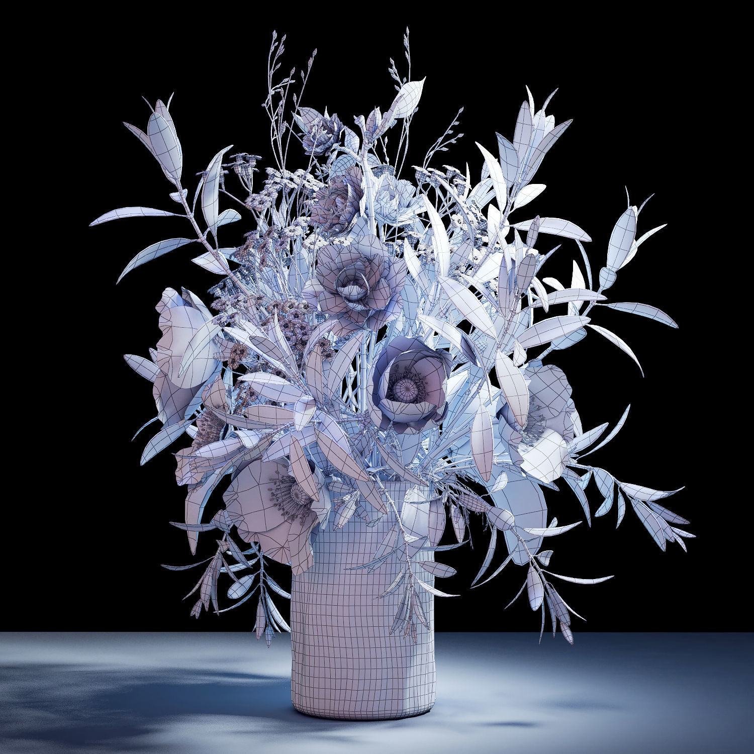 Bouquet 07 3D model_1