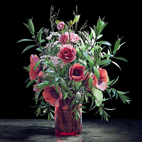 Bouquet 07 3D model