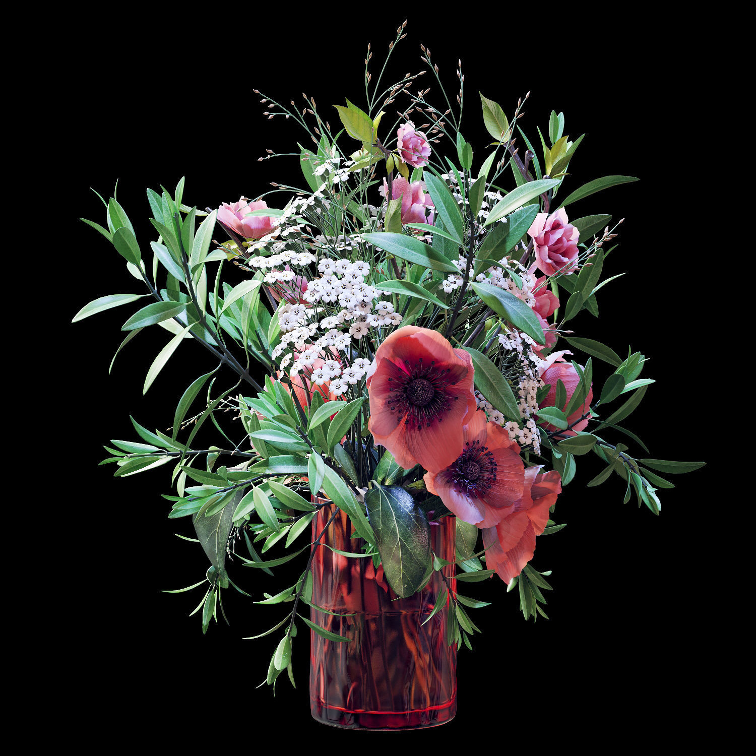 Bouquet 07 3D model_4