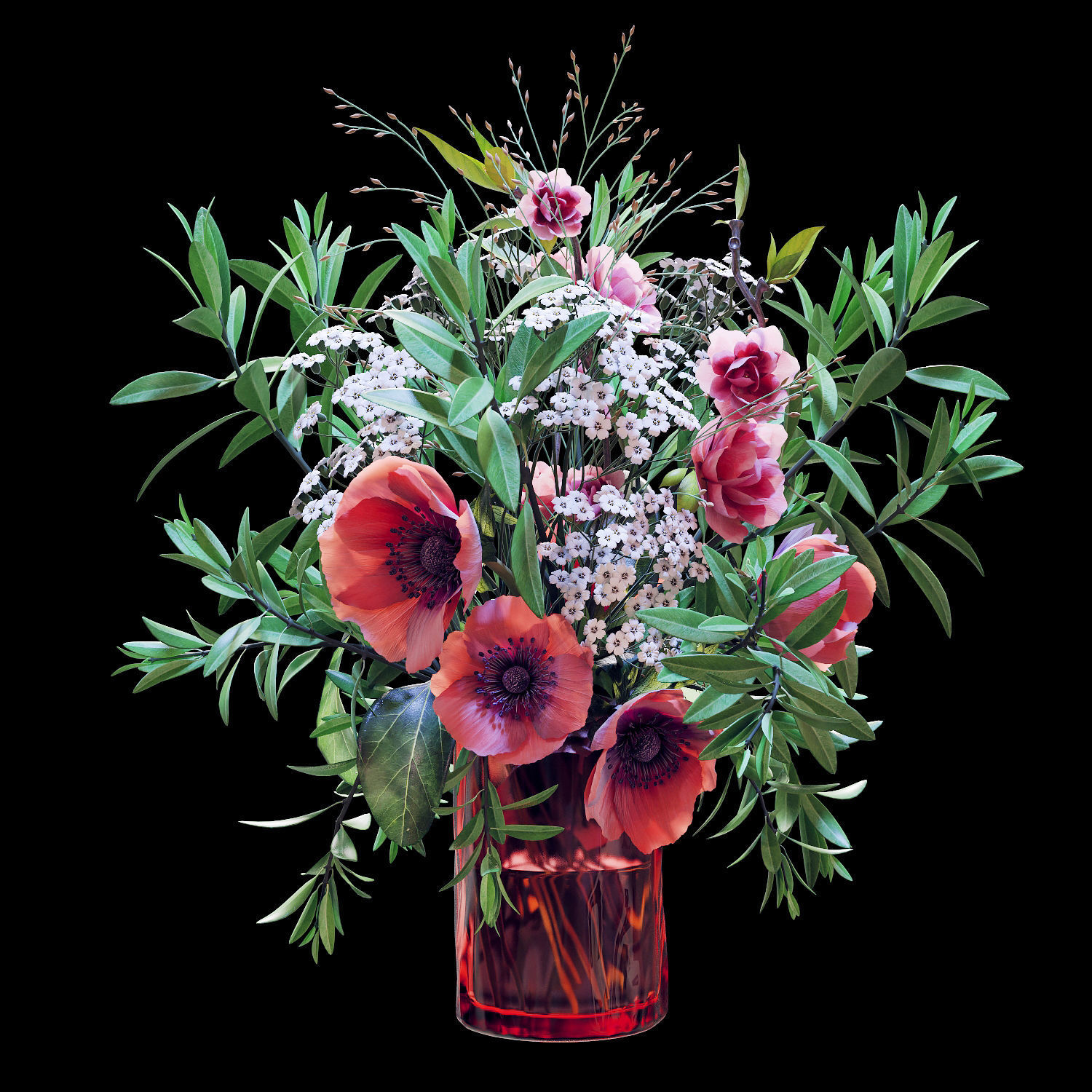 Bouquet 07 3D model_2