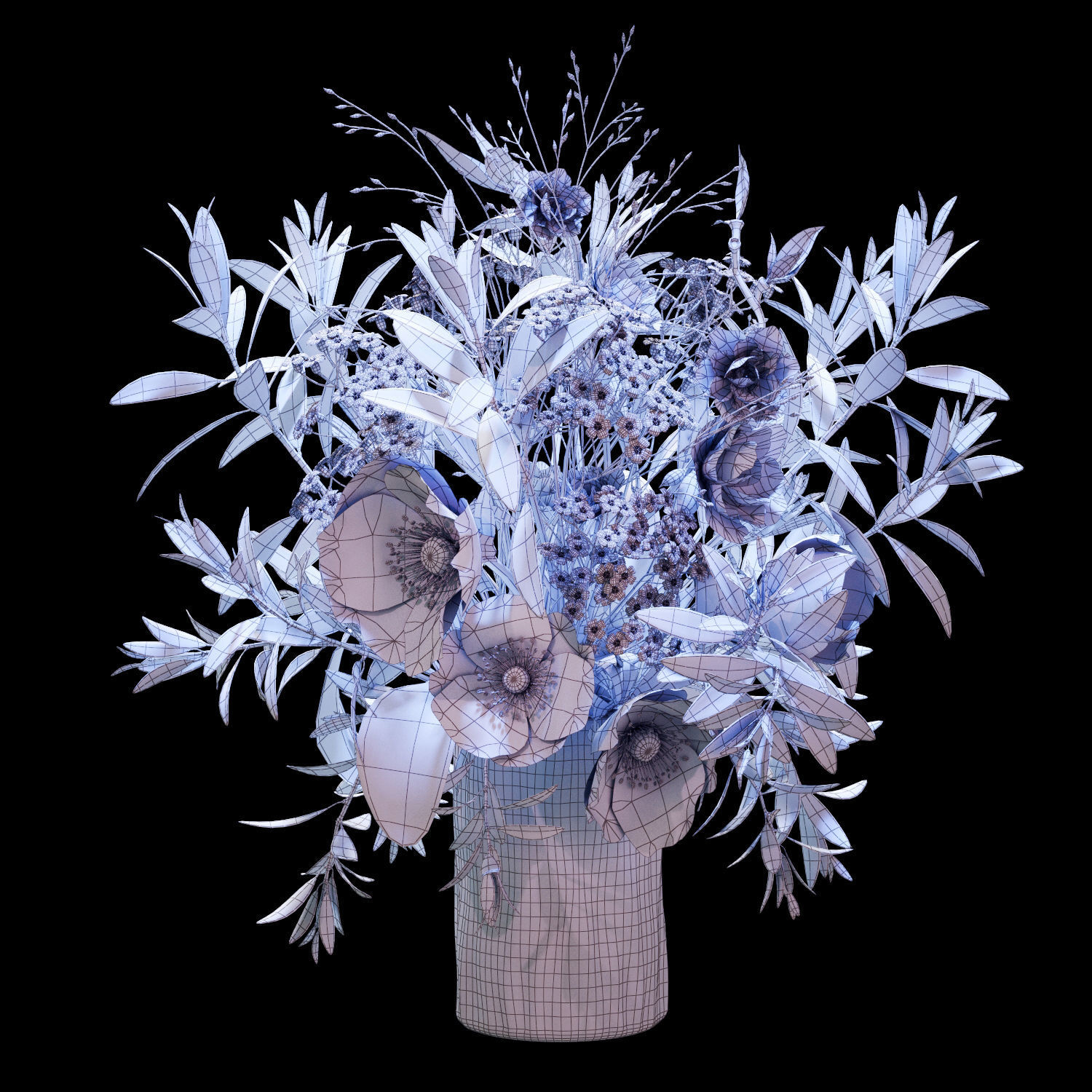 Bouquet 07 3D model_3