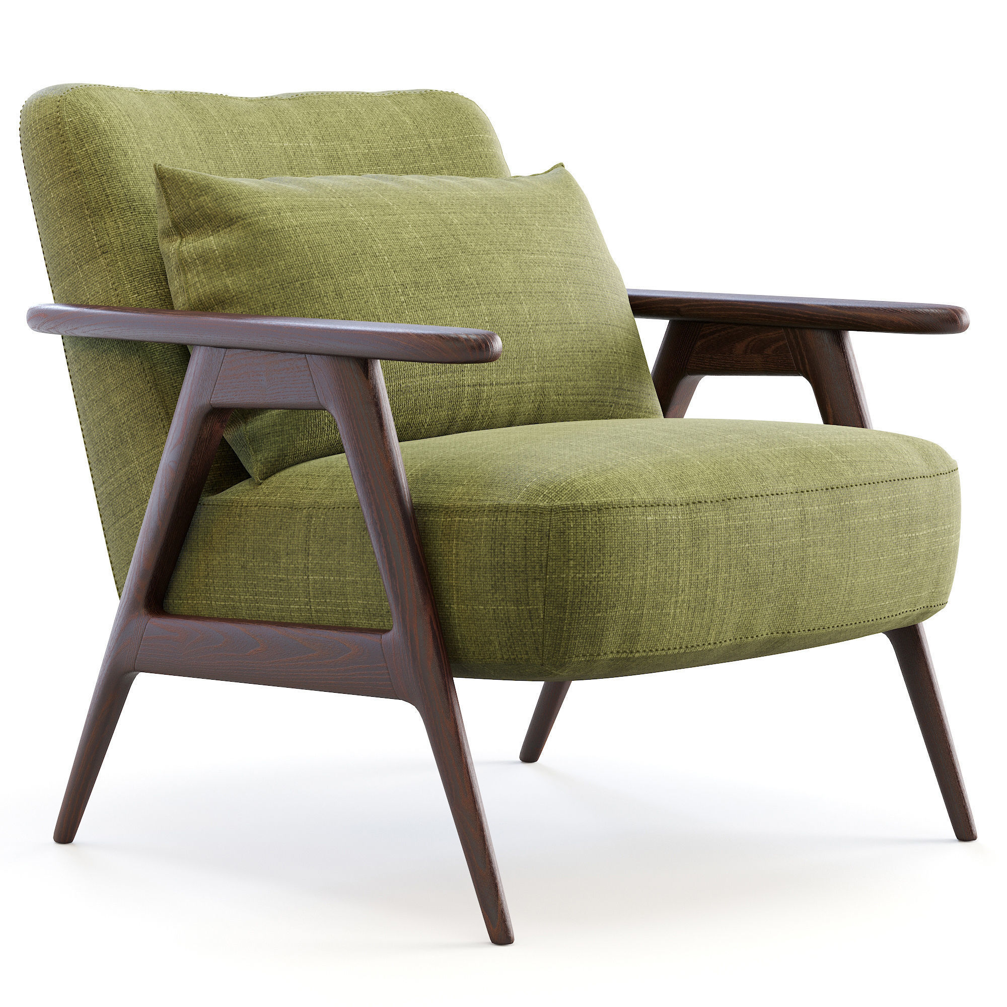 John Lewis end Partners Hendricks Accent Chair 3D model_2