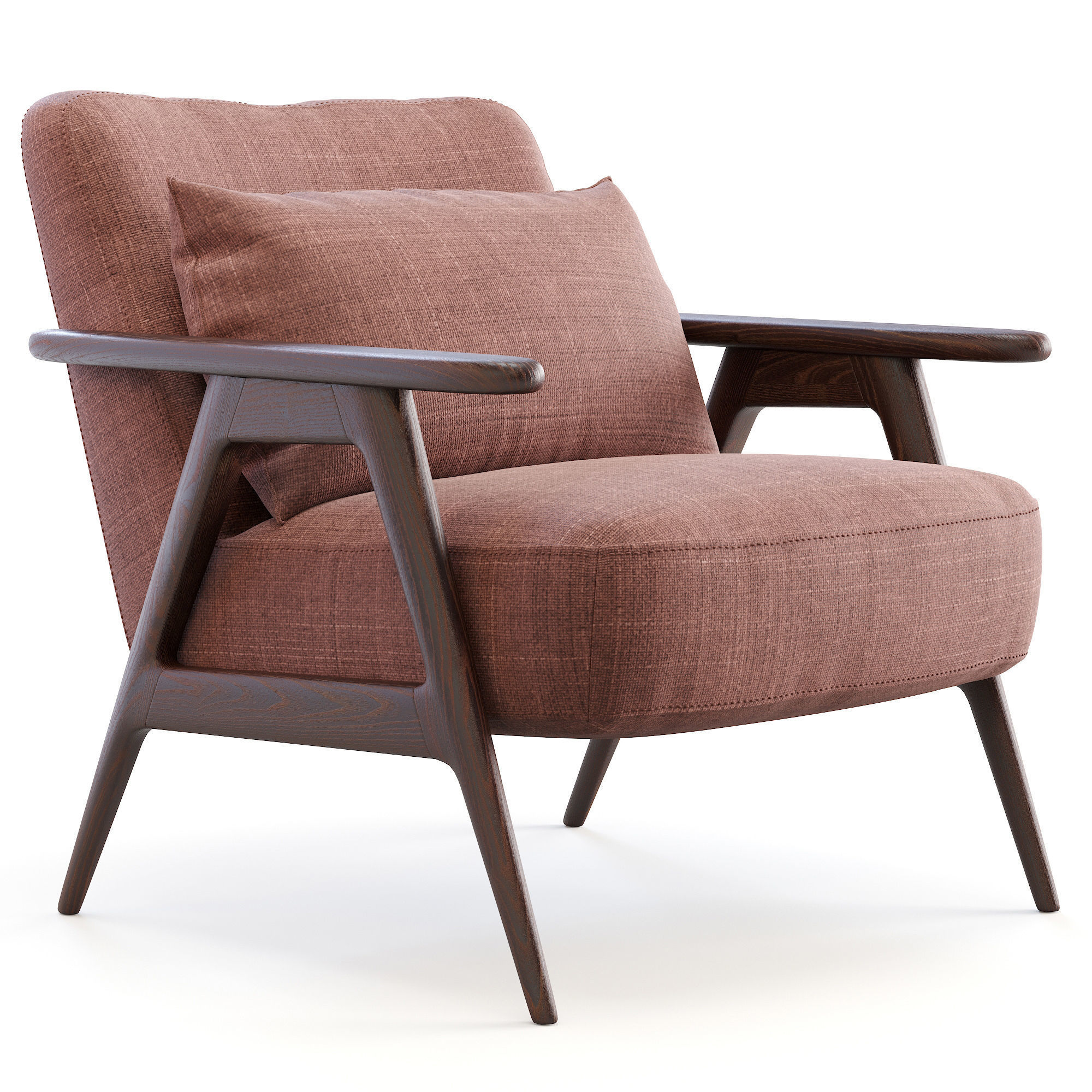 John Lewis end Partners Hendricks Accent Chair 3D model_3