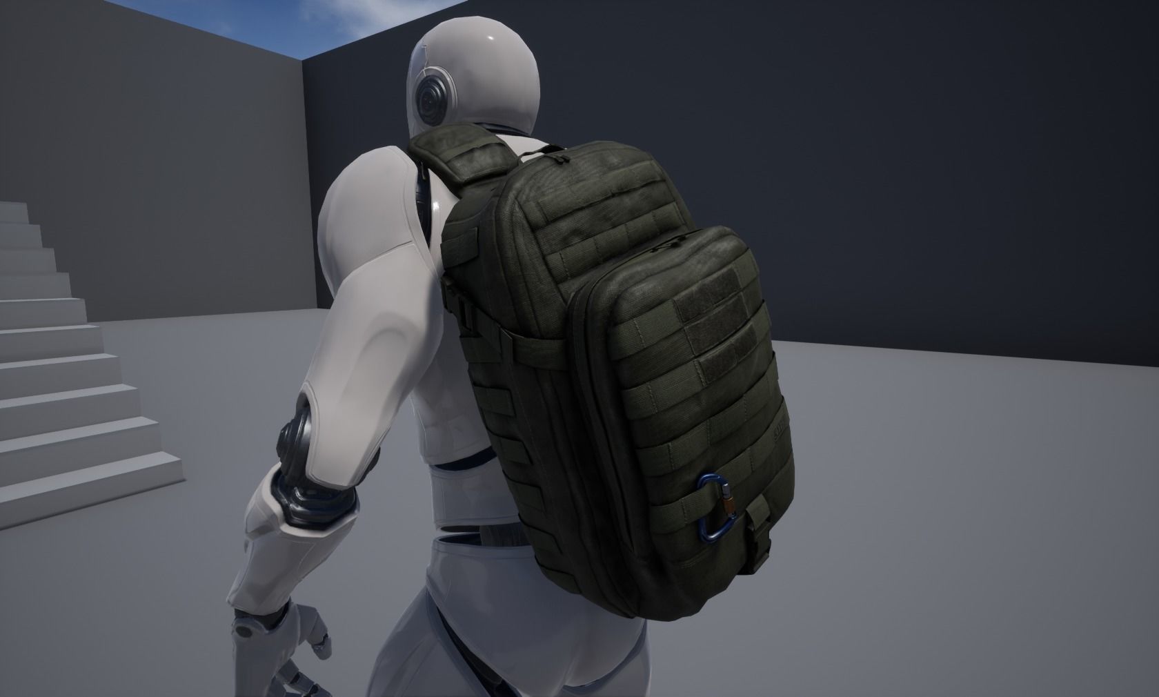 Moab Rush tactical bag Low-poly 3D model_18
