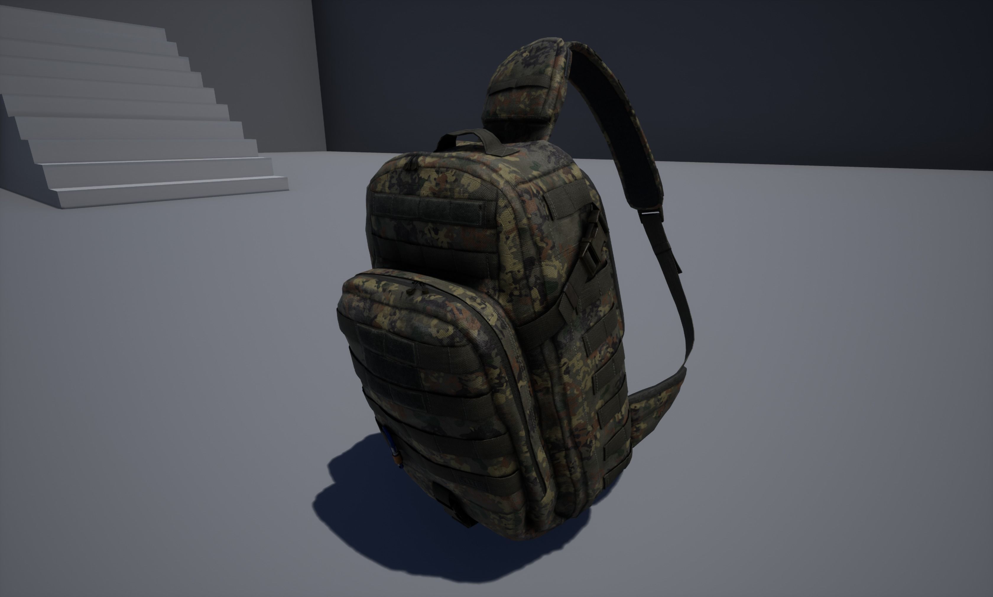 Moab Rush tactical bag Low-poly 3D model_27