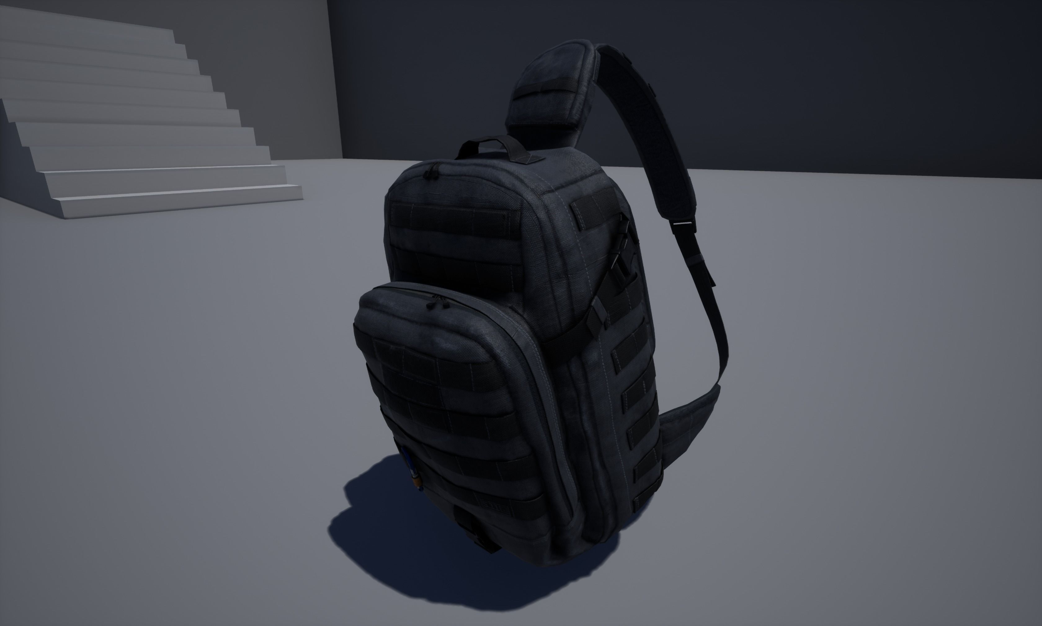 Moab Rush tactical bag Low-poly 3D model_28