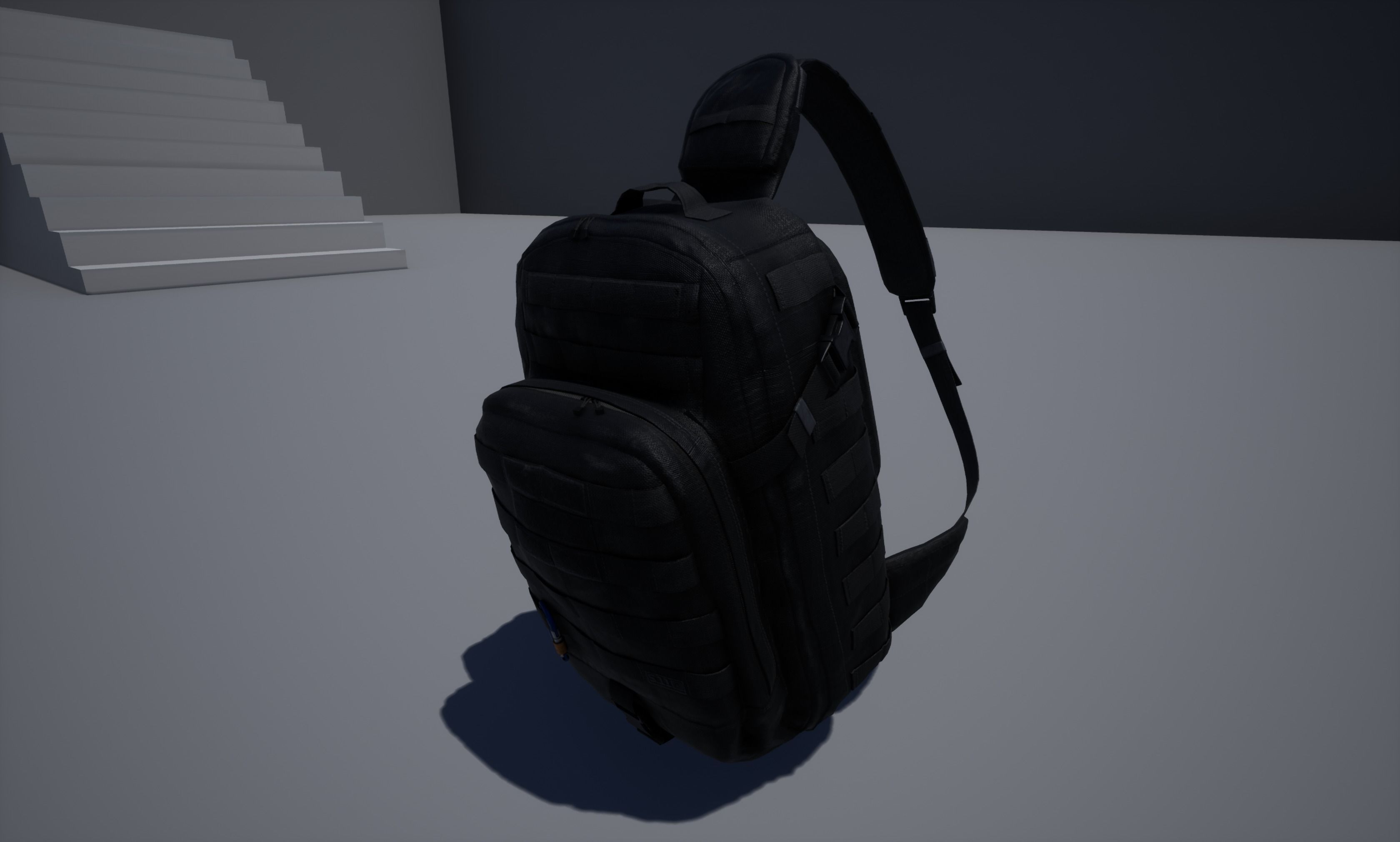 Moab Rush tactical bag Low-poly 3D model_26