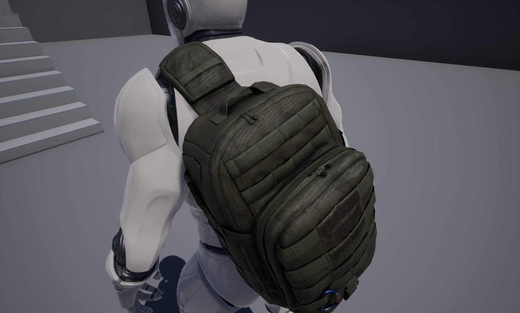 Moab Rush tactical bag Low-poly 3D model_22